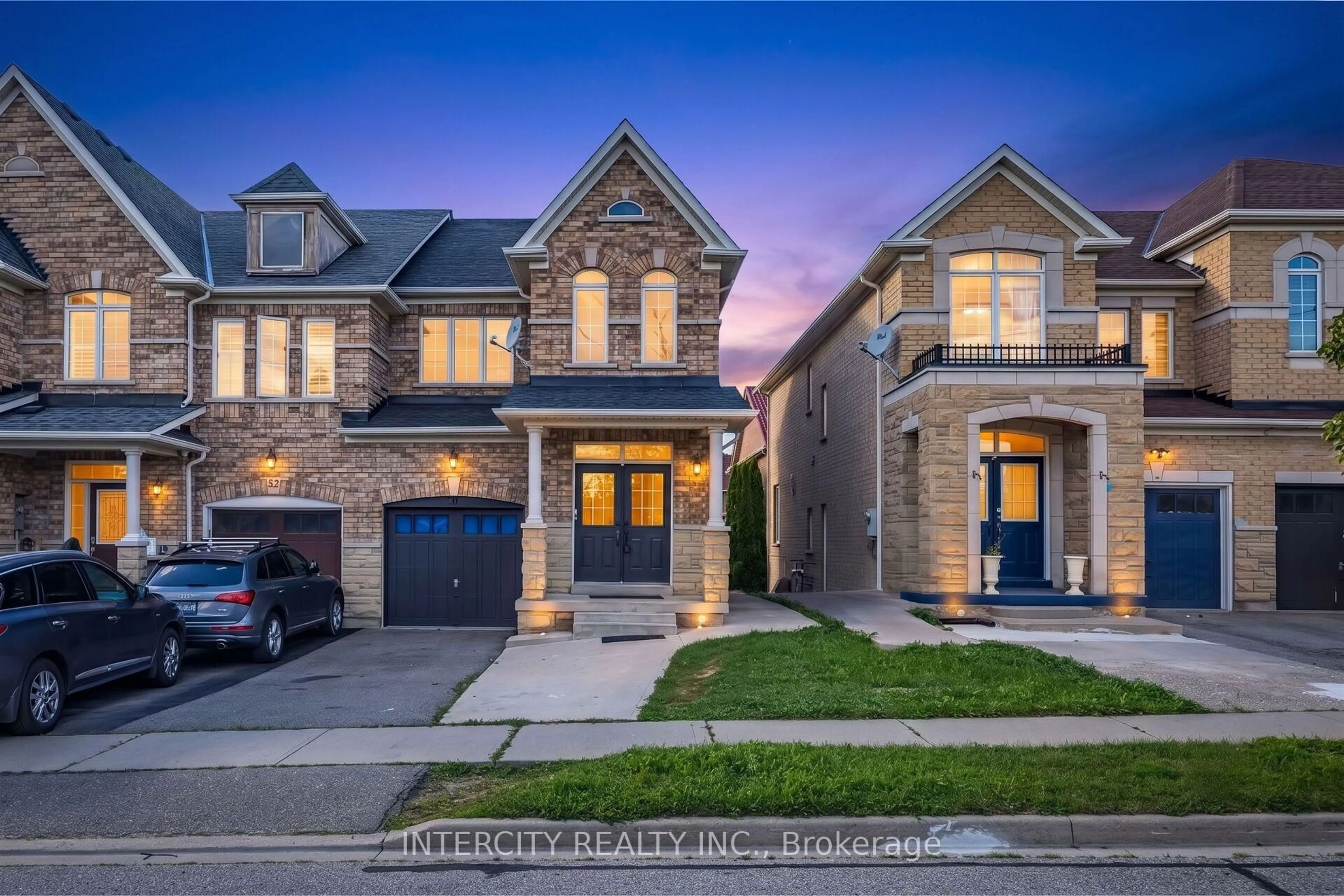 Home with brick exterior material, street for 50 Royal Vista Rd, Brampton Ontario L6Y 0N5