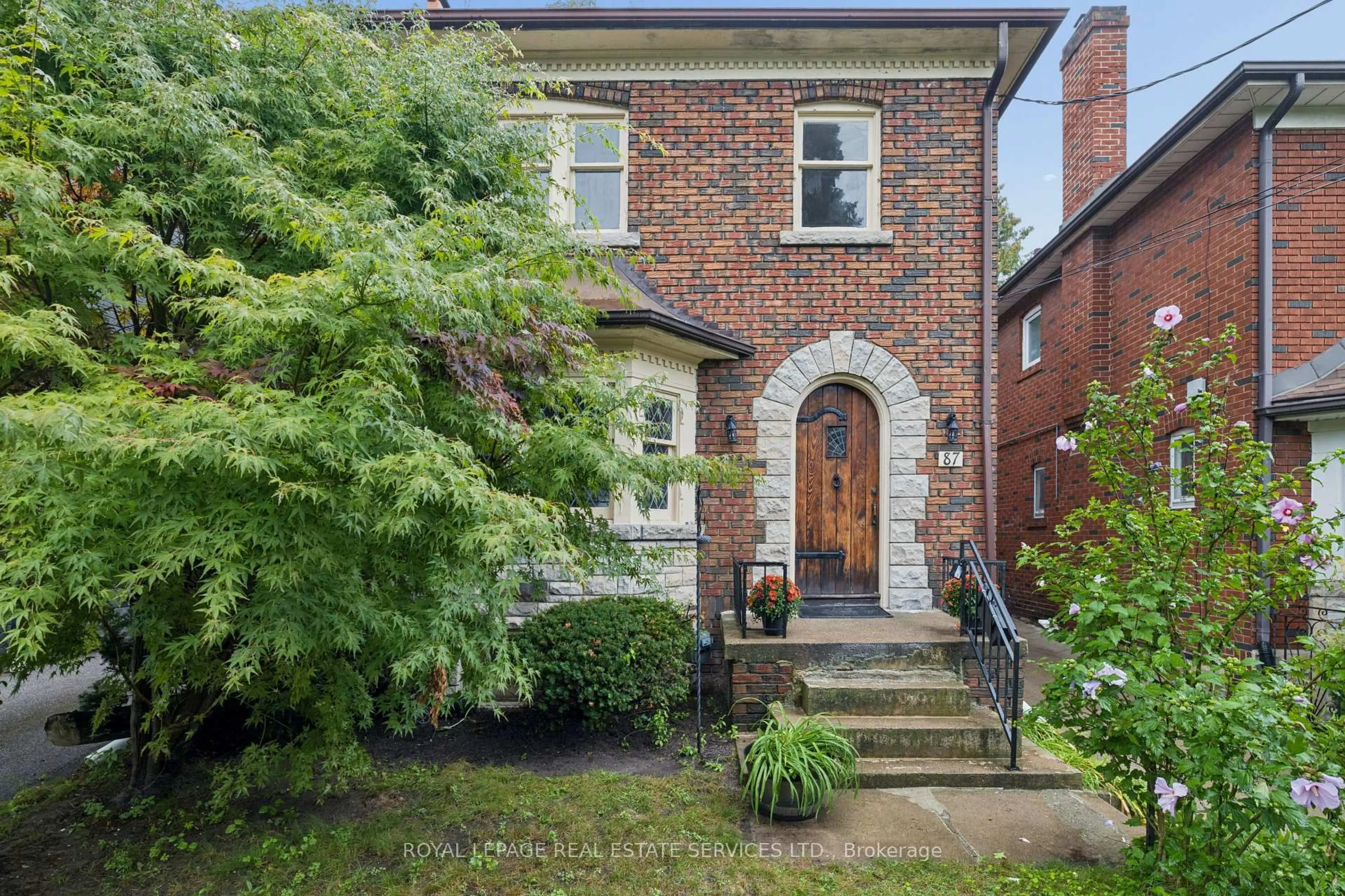 Home with brick exterior material, street for 87 Riverview Gdns, Toronto Ontario M6S 4E7