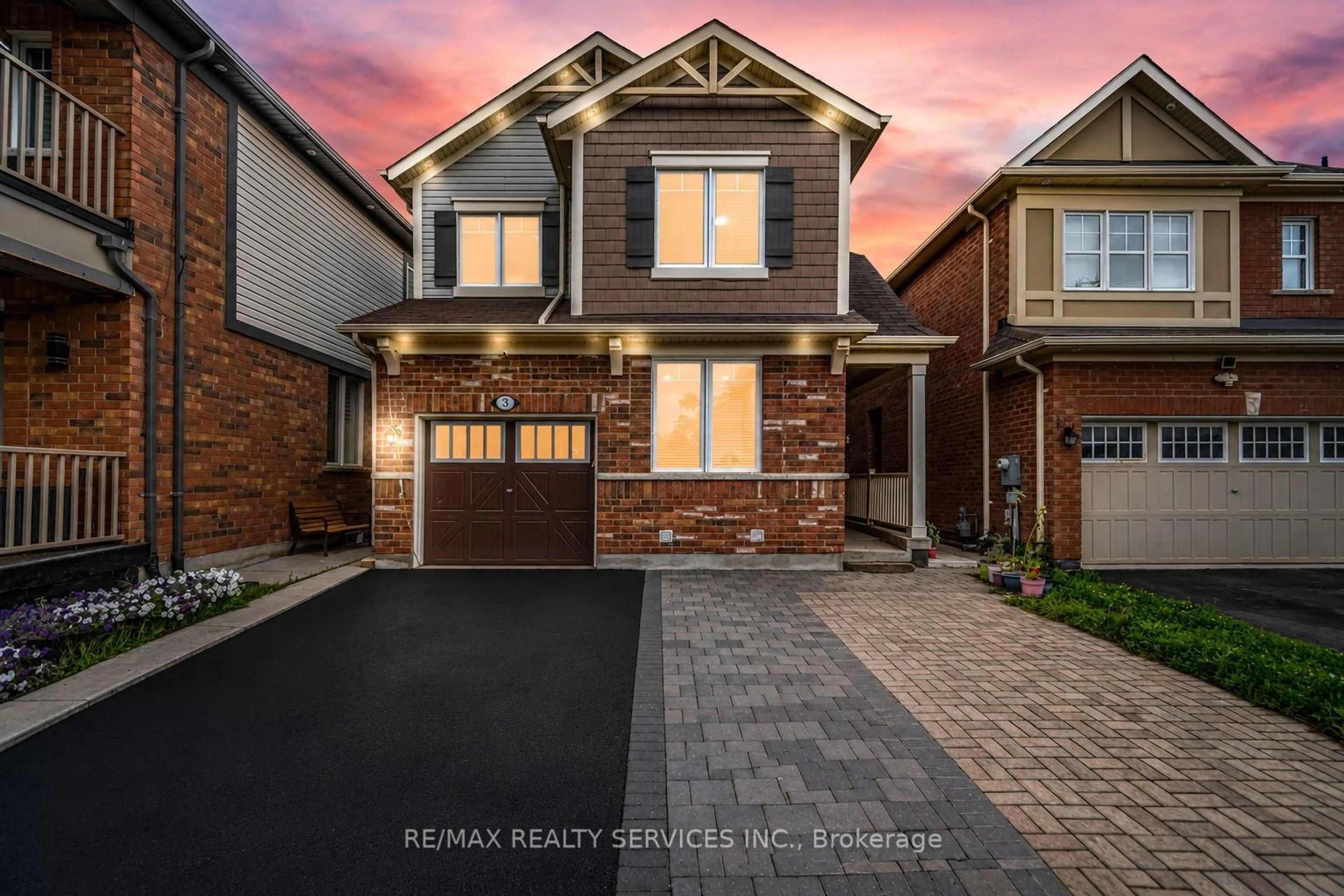 Home with brick exterior material, street for 3 Fenchurch Dr, Brampton Ontario L7A 4G5