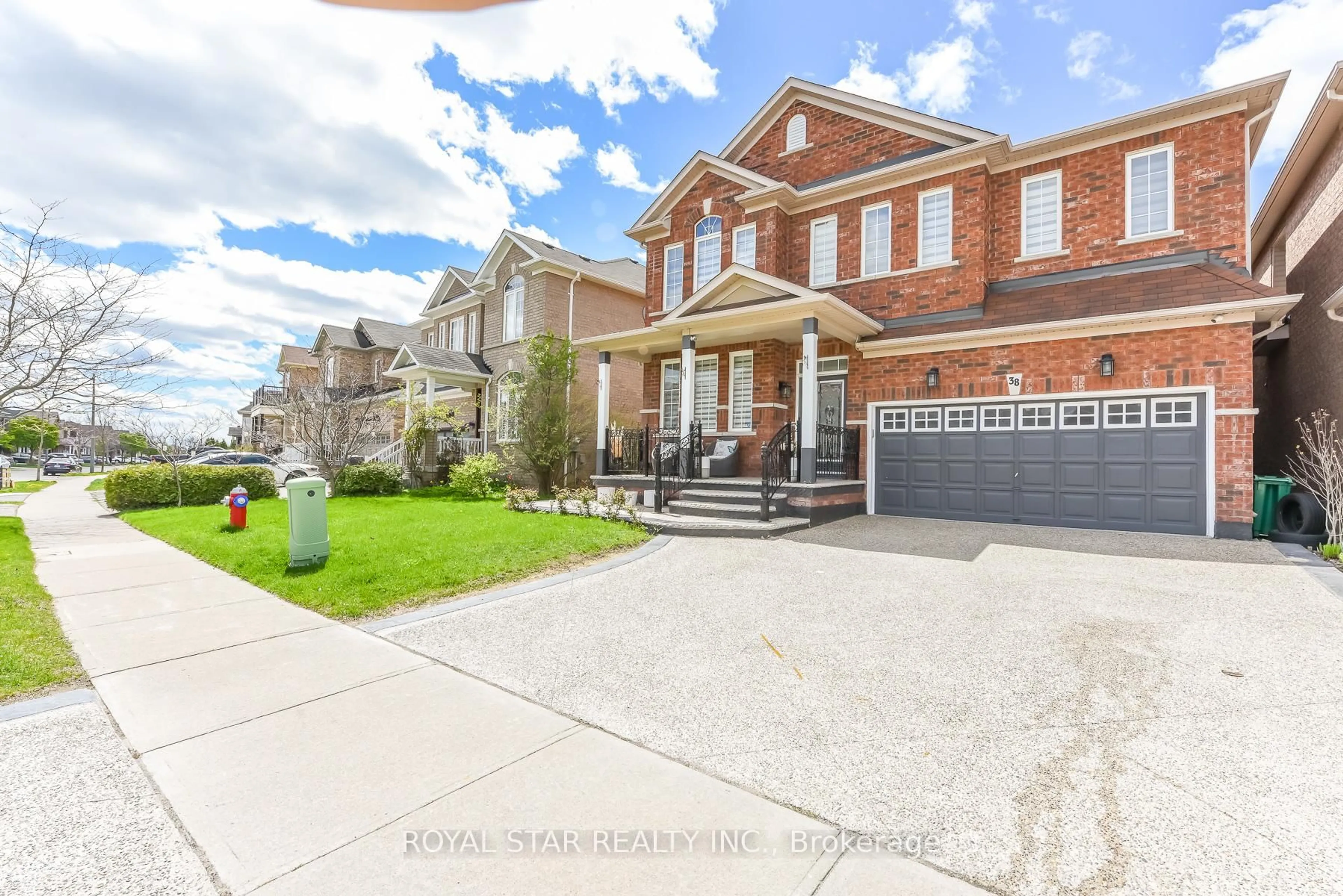 Home with brick exterior material, street for 38 Robitaille Dr, Brampton Ontario L6R 0H6