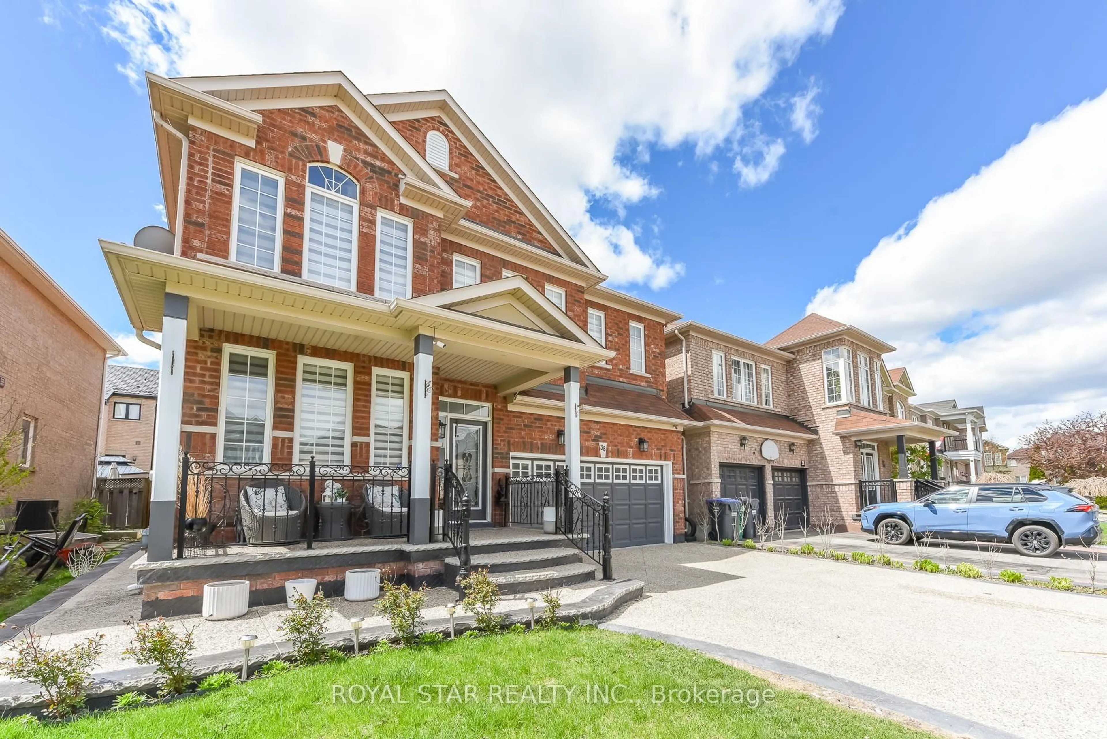 Home with brick exterior material, street for 38 Robitaille Dr, Brampton Ontario L6R 0H6