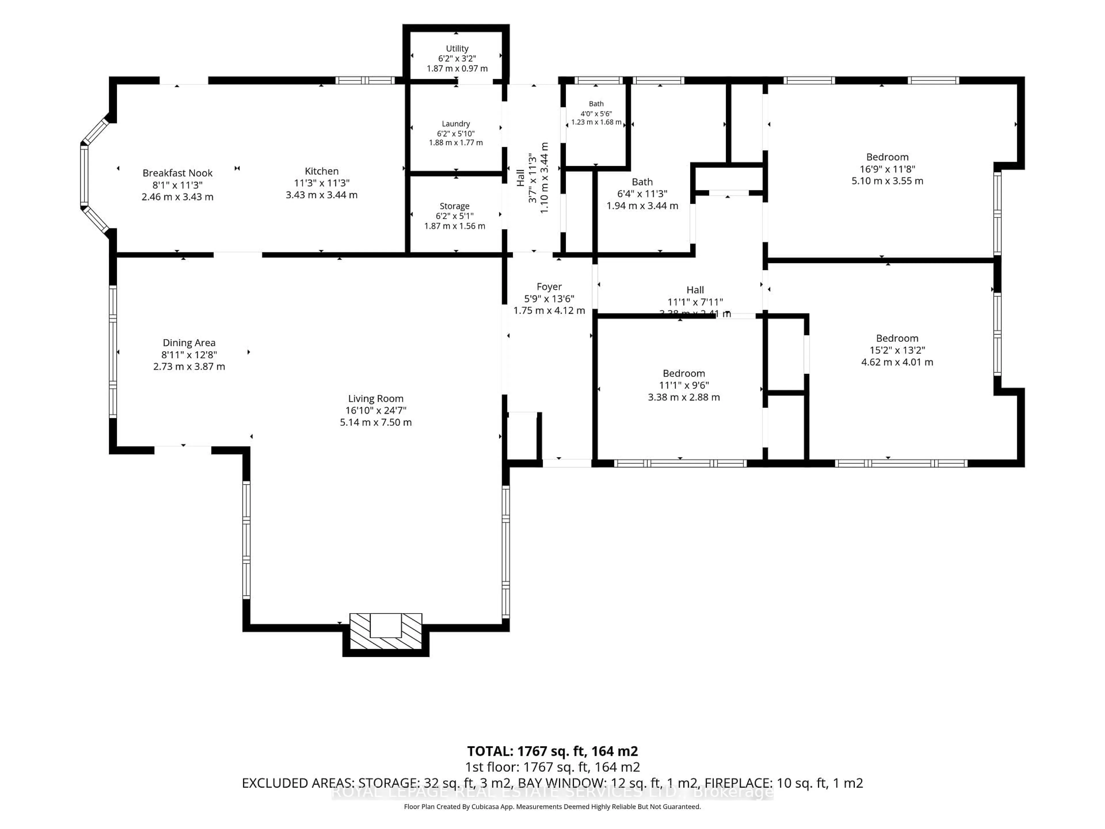 Floor plan for 344 Maple Ave, Oakville Ontario L6J 2H7
