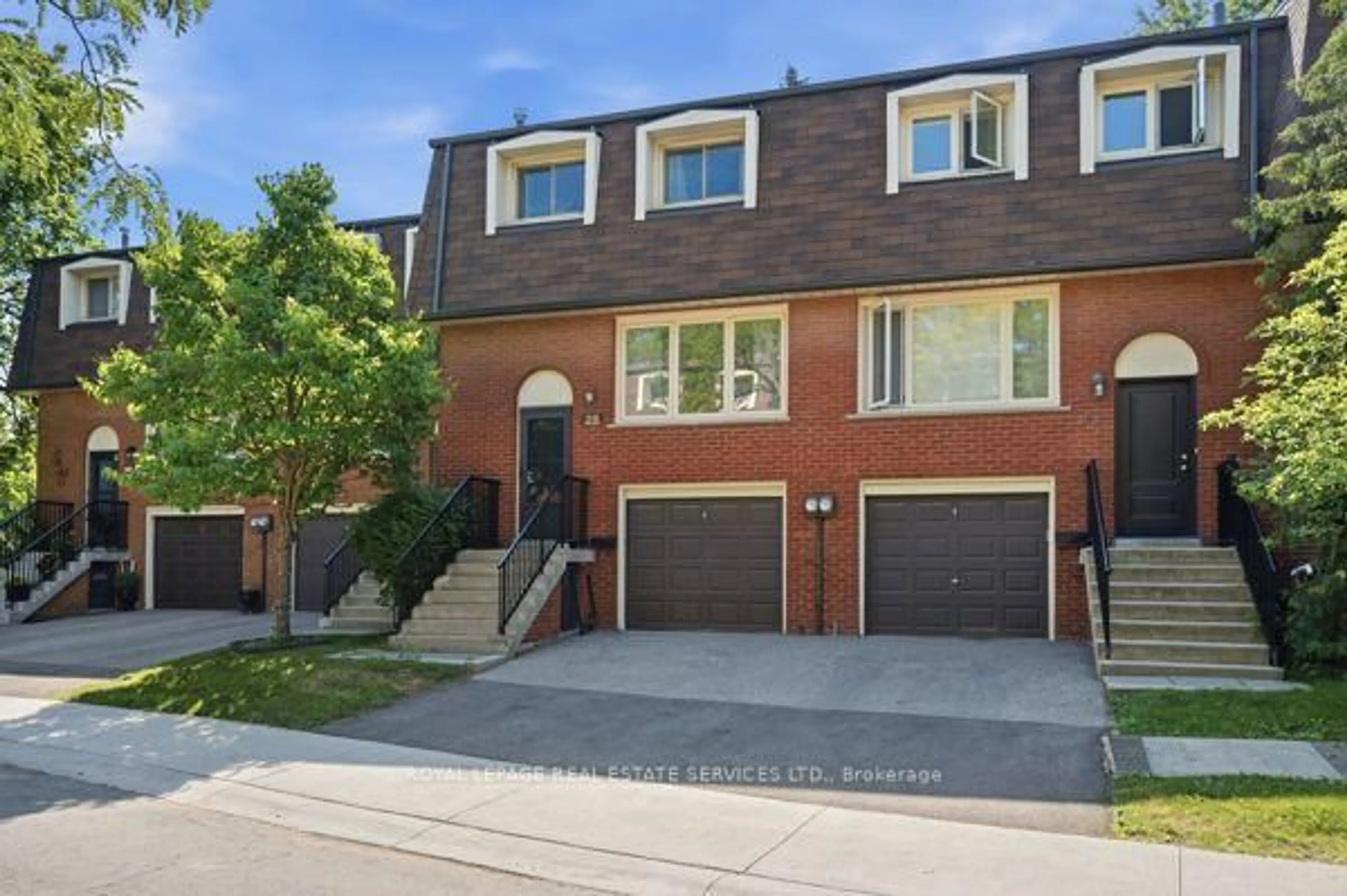 Home with brick exterior material, street for 29 Silver Shadow Path, Toronto Ontario M9C 4Y2