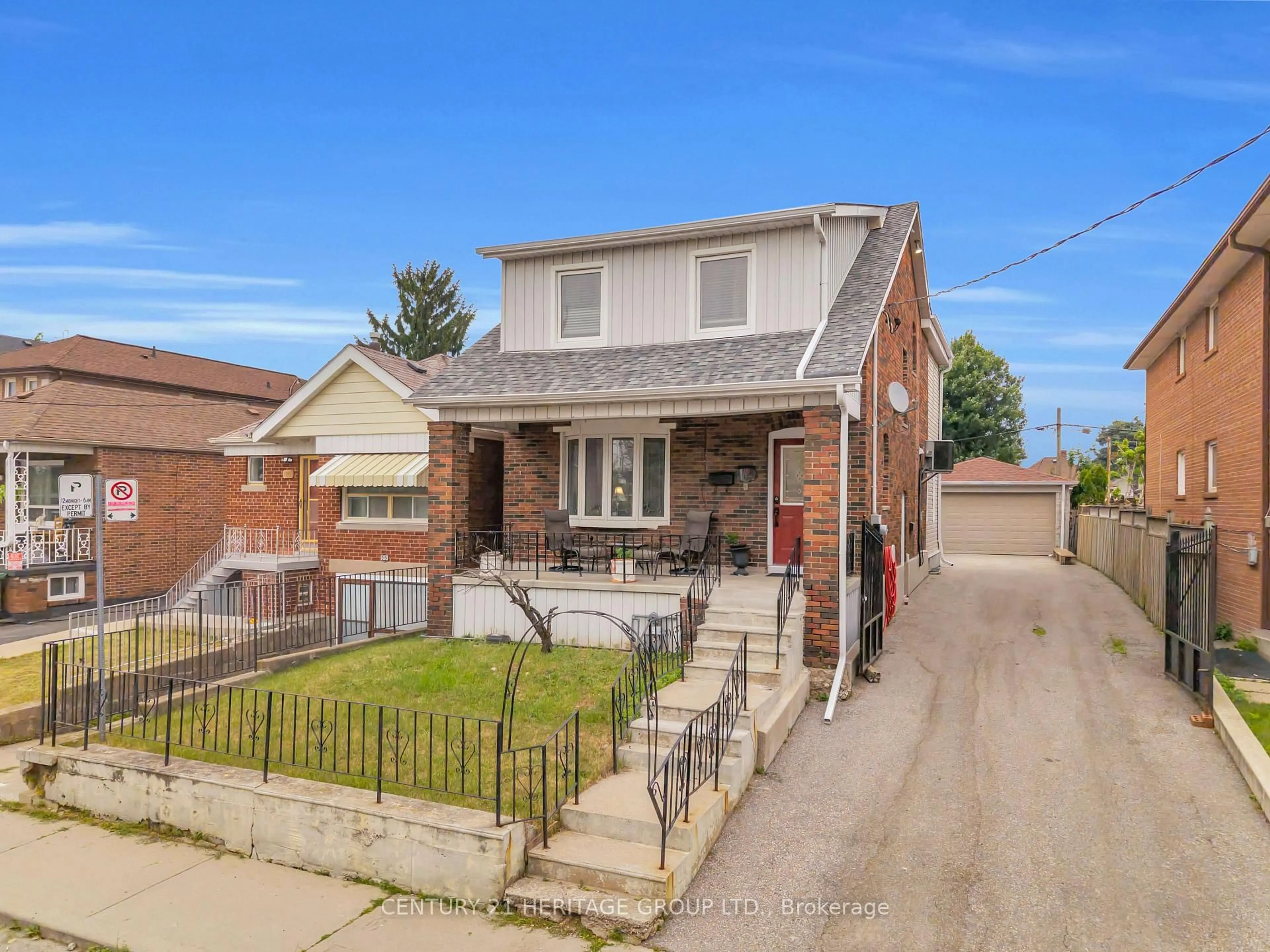 Home with brick exterior material, street for 33 Sanderstead Ave, Toronto Ontario M6E 4X6