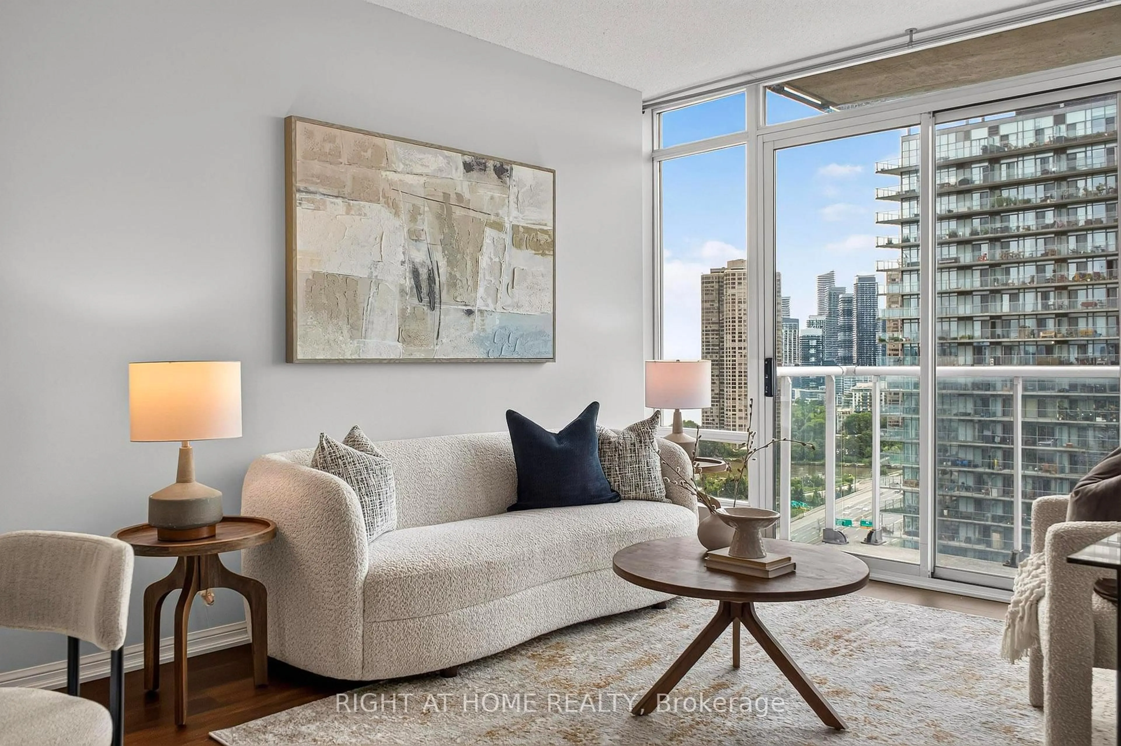Living room with furniture, unknown for 15 Windermere Ave #2201, Toronto Ontario M6S 5A2
