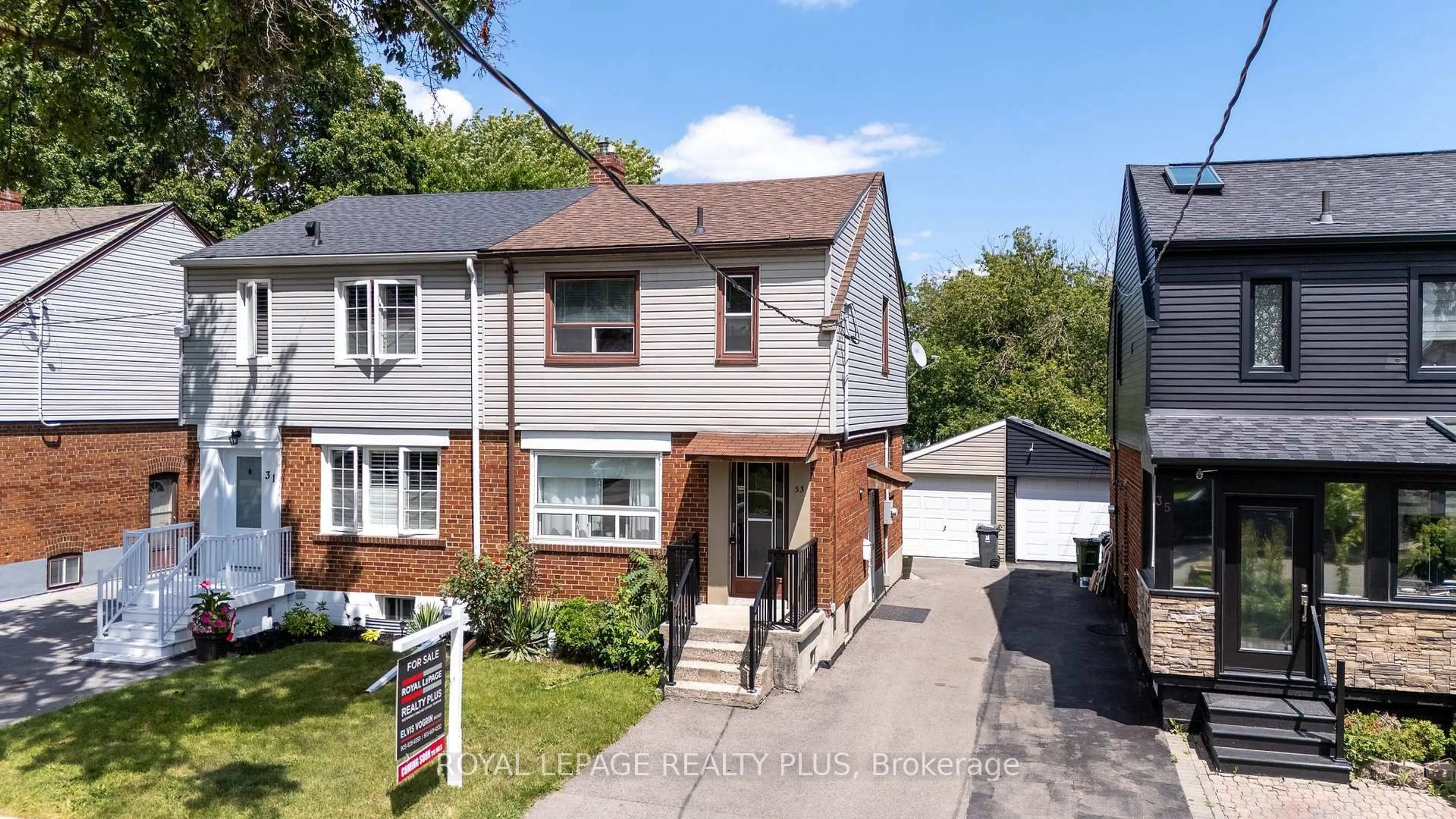 A pic from outside/outdoor area/front of a property/back of a property/a pic from drone, street for 33 Dayton Ave, Toronto Ontario M8Z 3L8