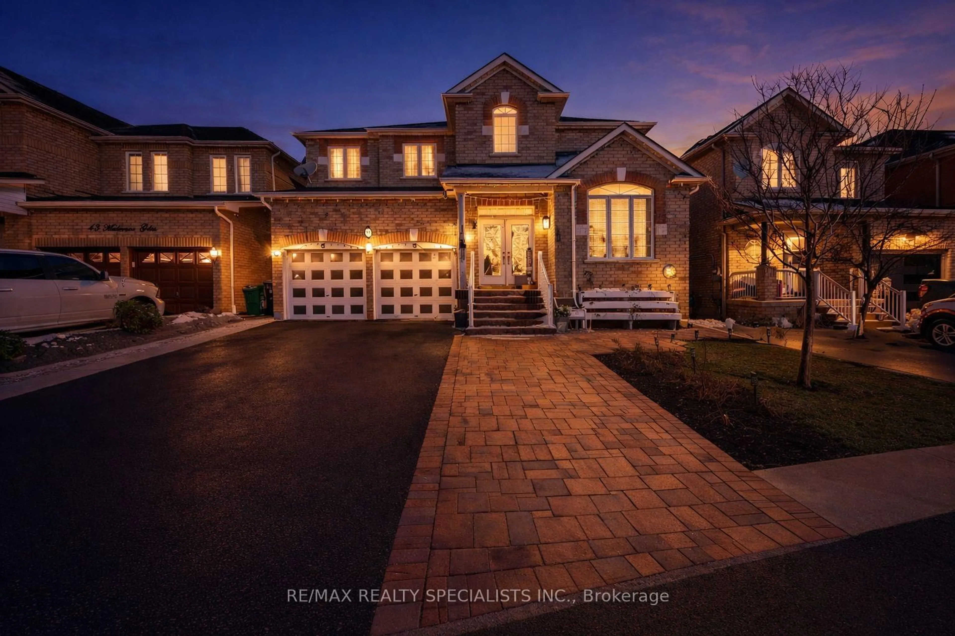 Home with brick exterior material, street for 41 Madronna Gdns, Brampton Ontario L7A 2V9