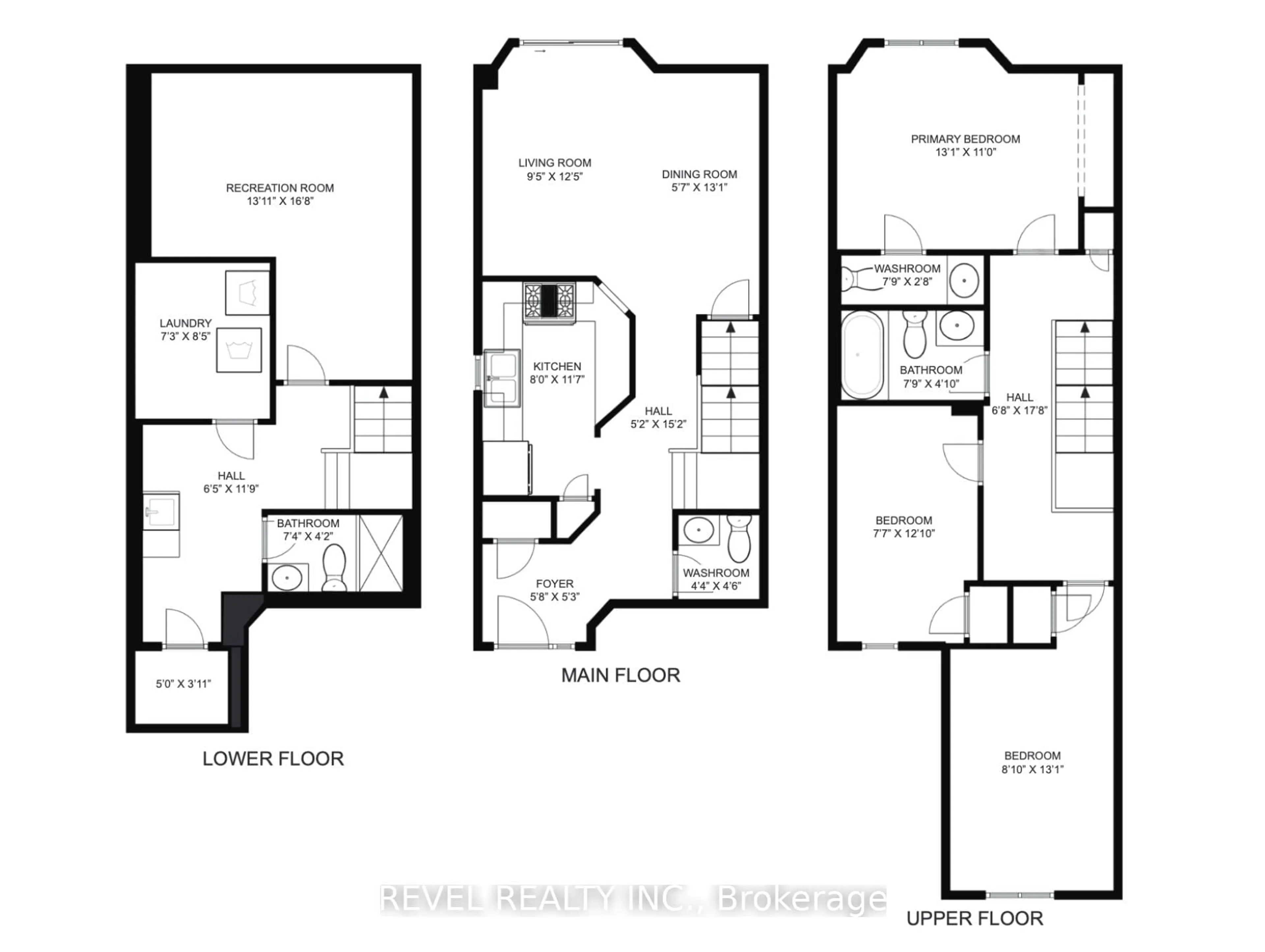 Floor plan for 5633 Cortina Cres, Mississauga Ontario L4Z 3R3
