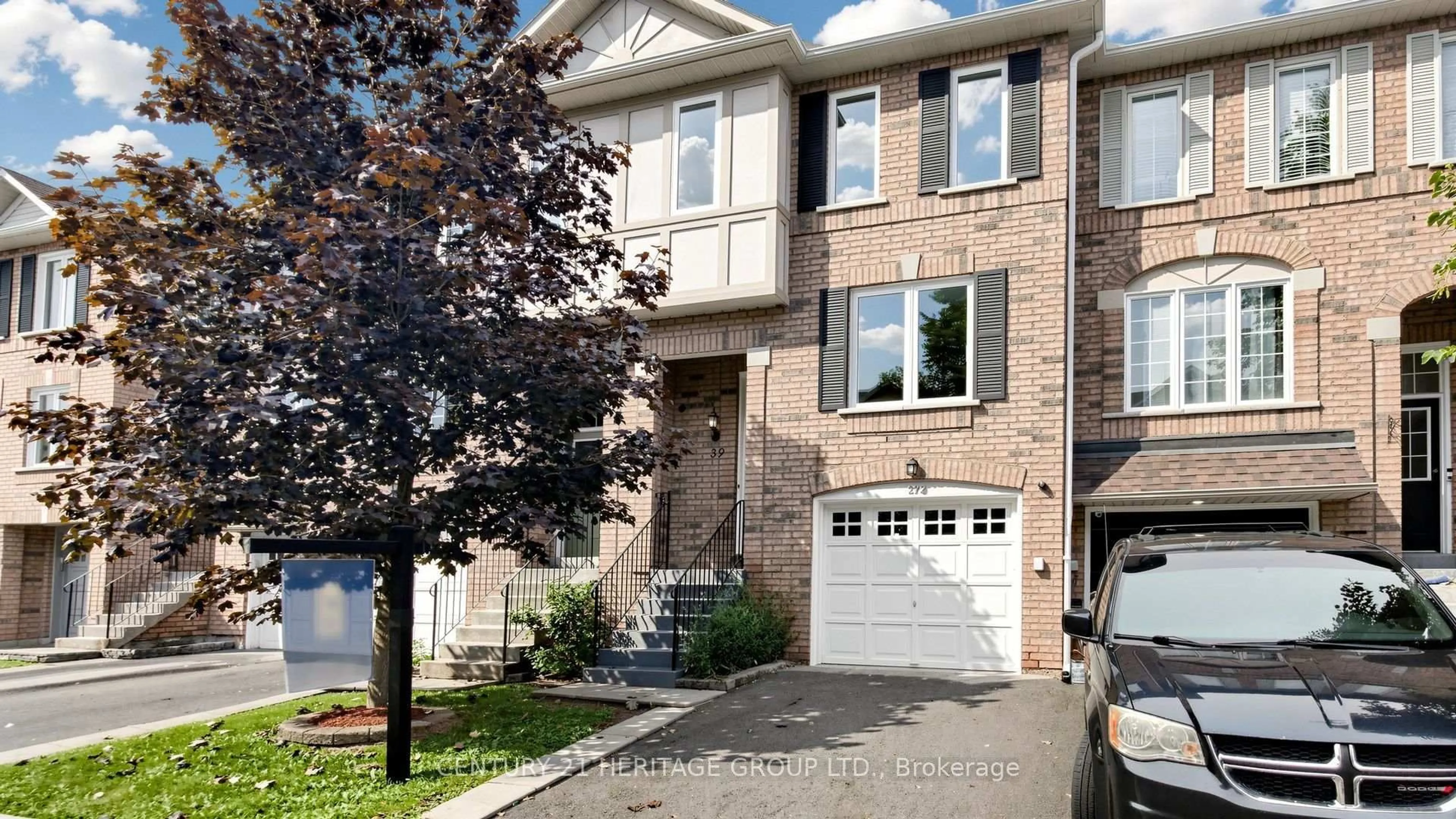 Home with brick exterior material, street for Unit 39, 2 Clay Brick Crt, Brampton Ontario L6V 4M7