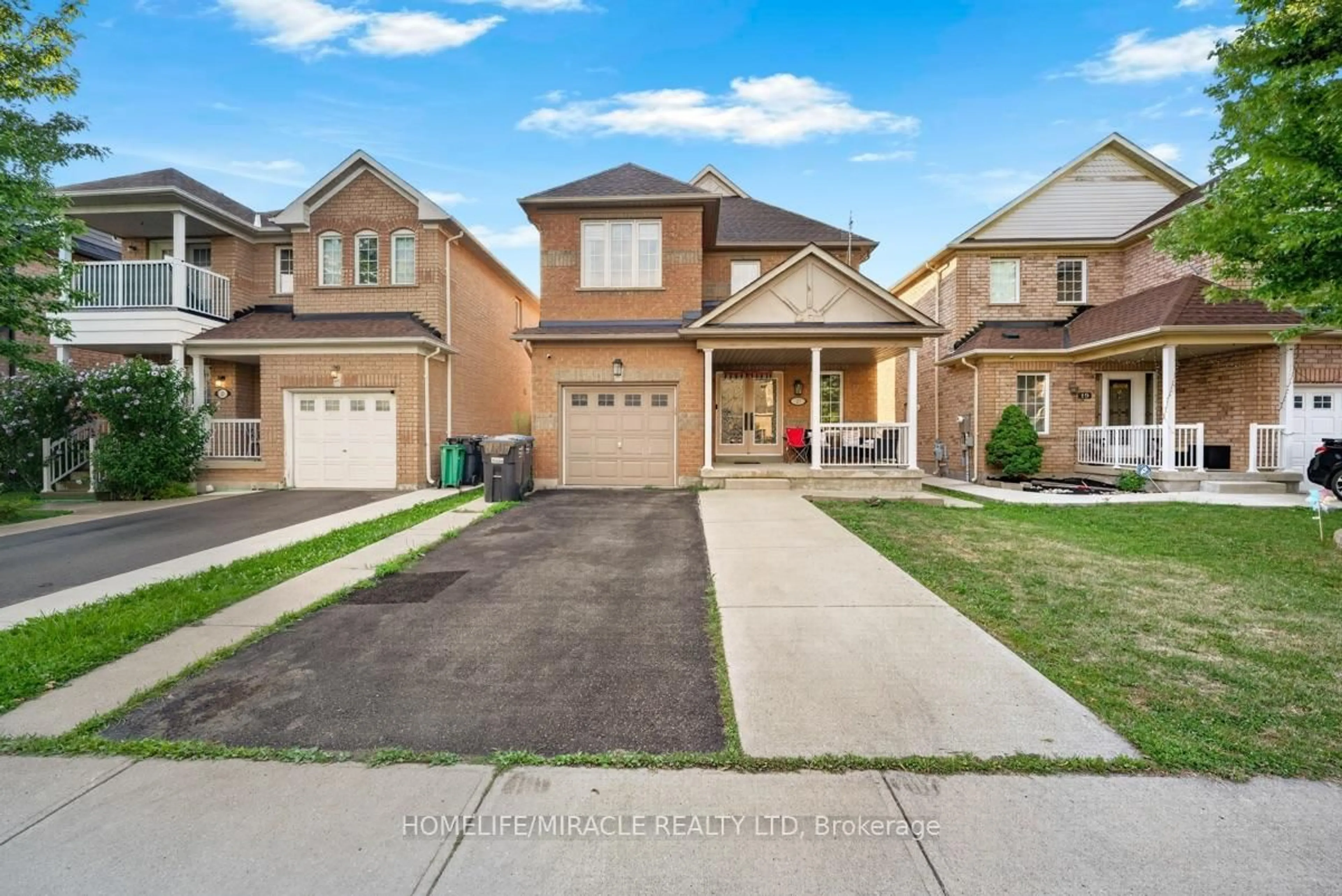 Home with brick exterior material, street for 21 Chalkfarm Cres, Brampton Ontario L7A 3V8
