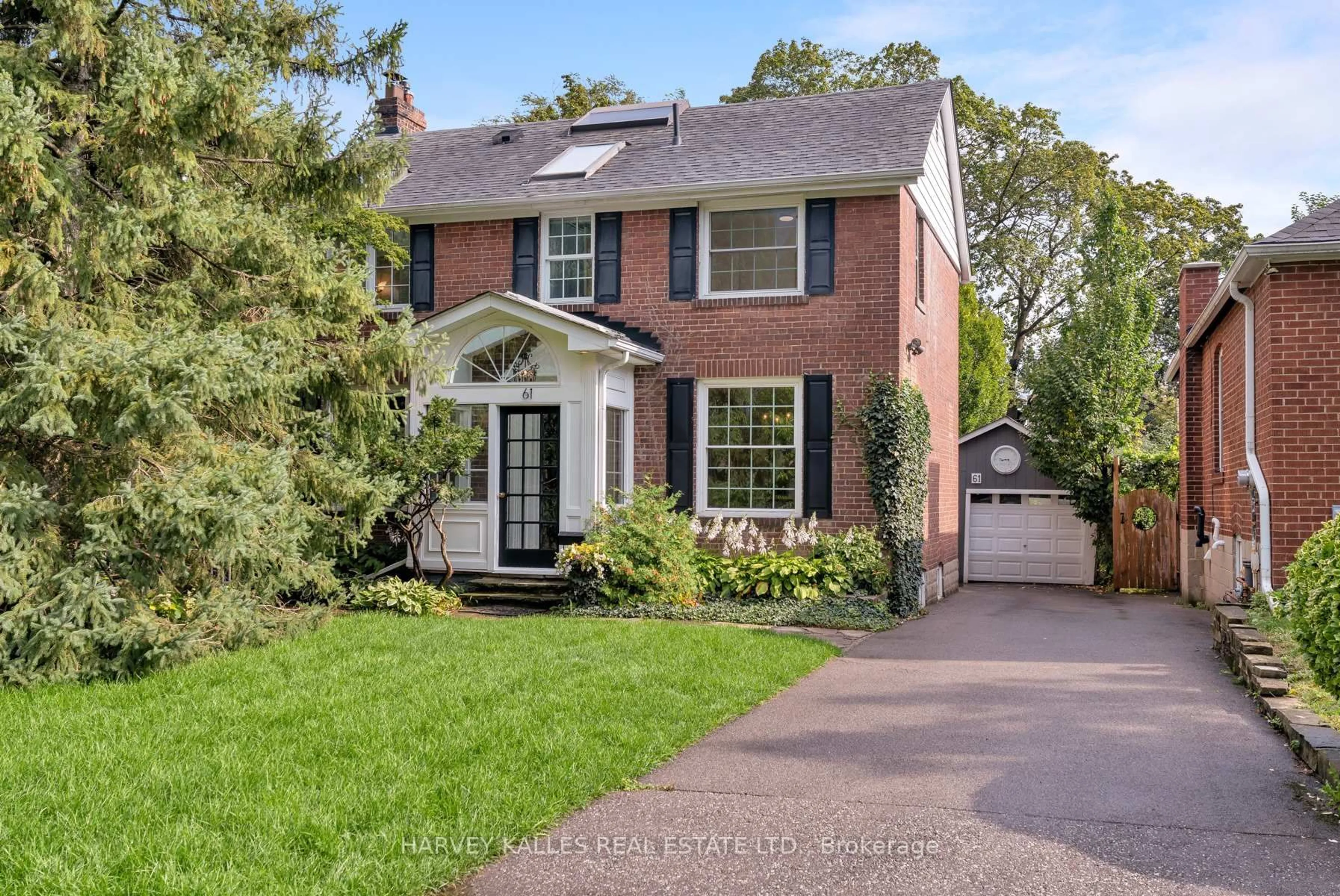 Home with brick exterior material, street for 61 Queens Dr, Toronto Ontario M9N 2H5