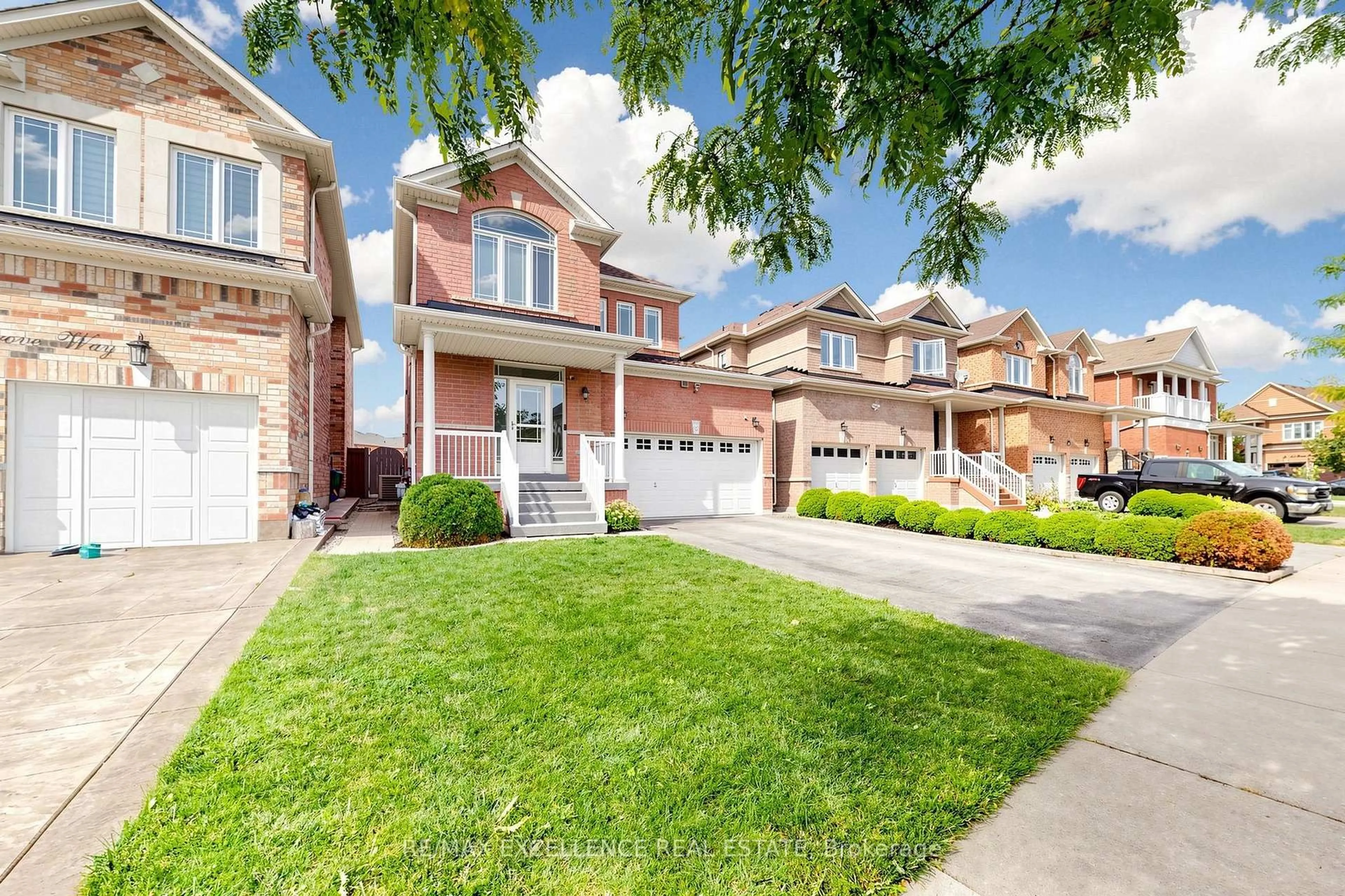 Home with brick exterior material, street for 8 Lynngrove Way, Brampton Ontario L6P 2N7