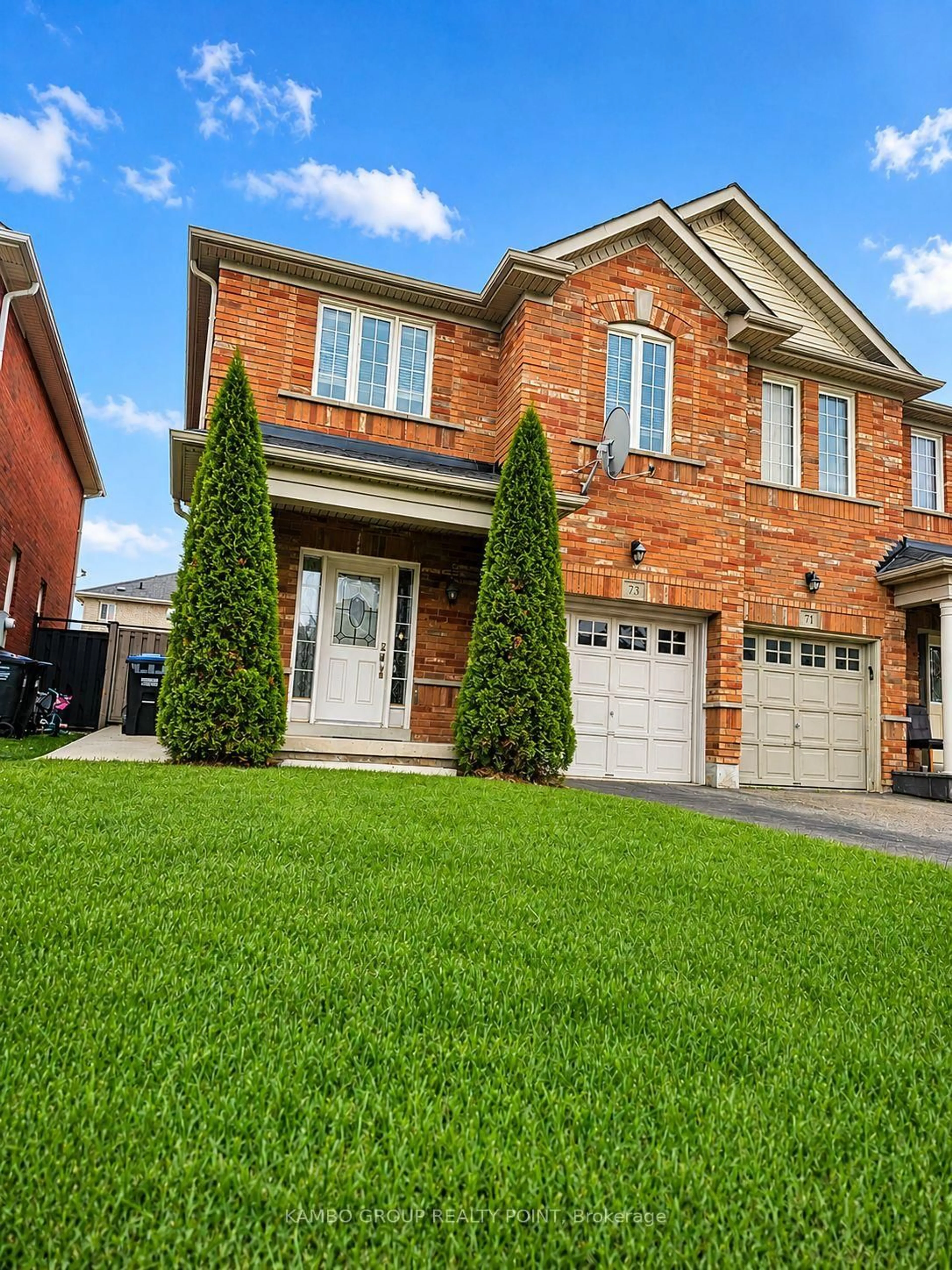 Home with brick exterior material, street for 73 Hollingsworth Circ, Brampton Ontario L7A 0J4