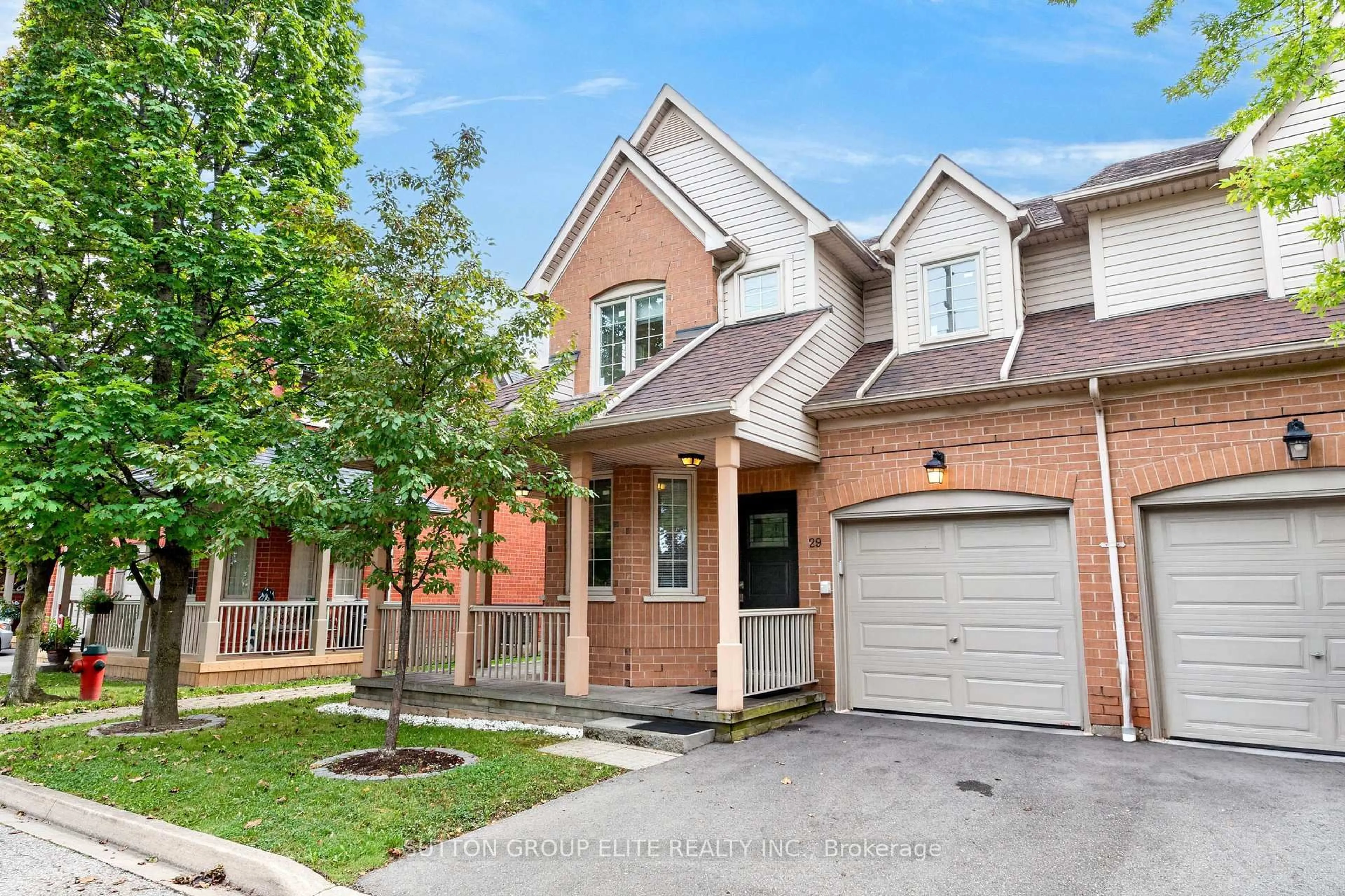 Home with brick exterior material, street for 5223 Fairford Cres #29, Mississauga Ontario L5V 2M6