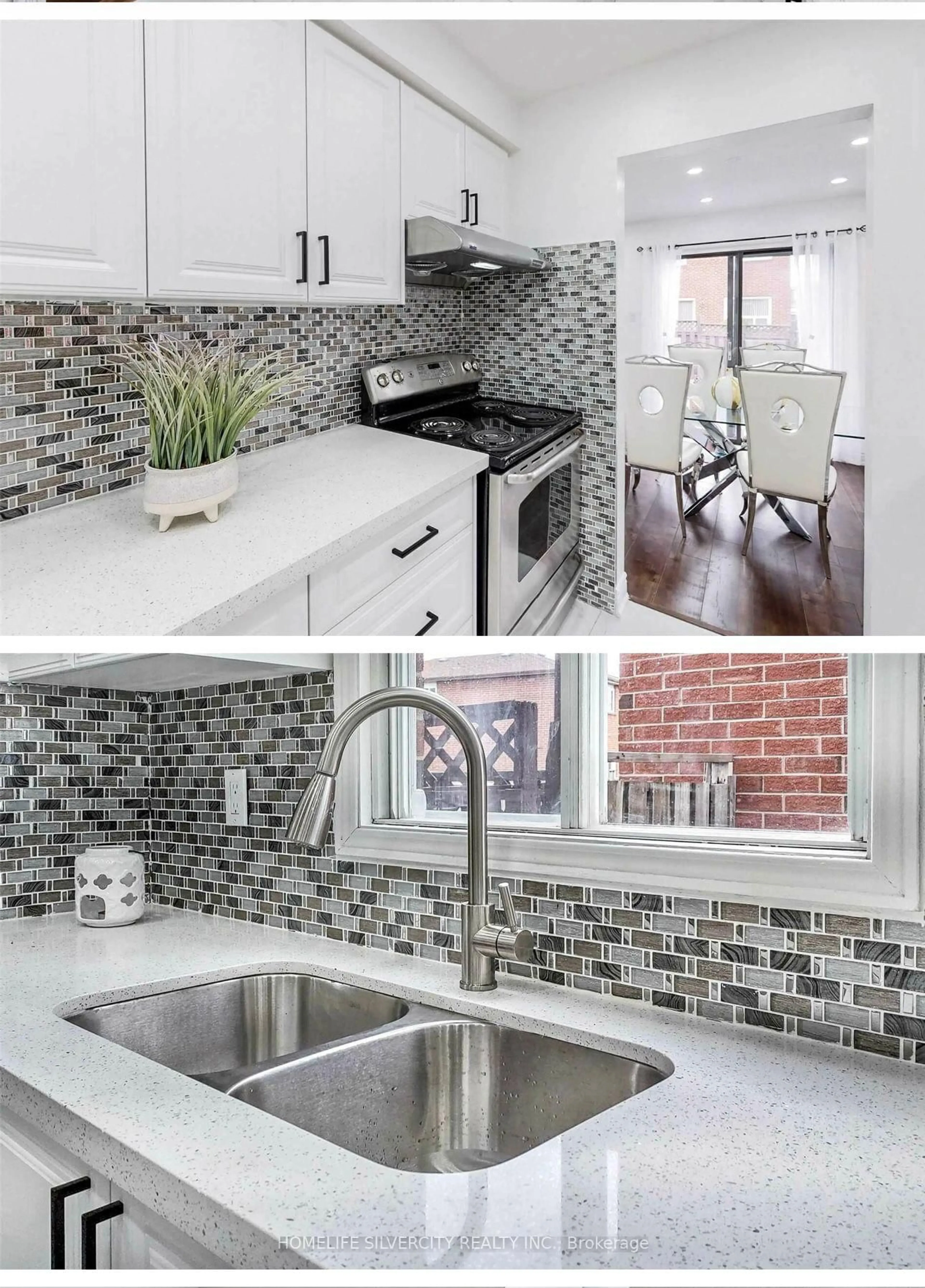 Contemporary kitchen, ceramic/tile floor for 4675 Empire Cres, Mississauga Ontario L5R 1M8