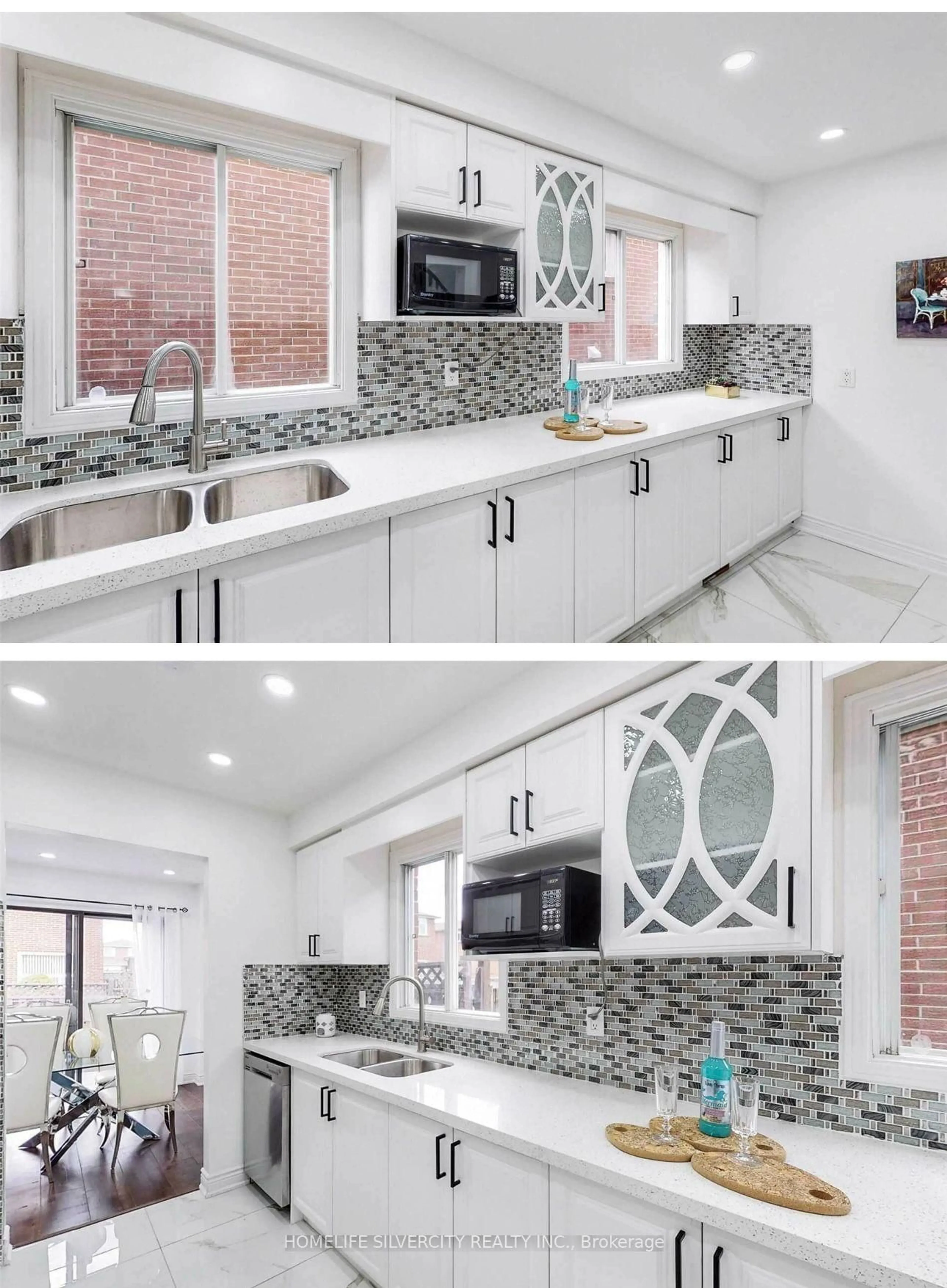 Contemporary kitchen, ceramic/tile floor for 4675 Empire Cres, Mississauga Ontario L5R 1M8