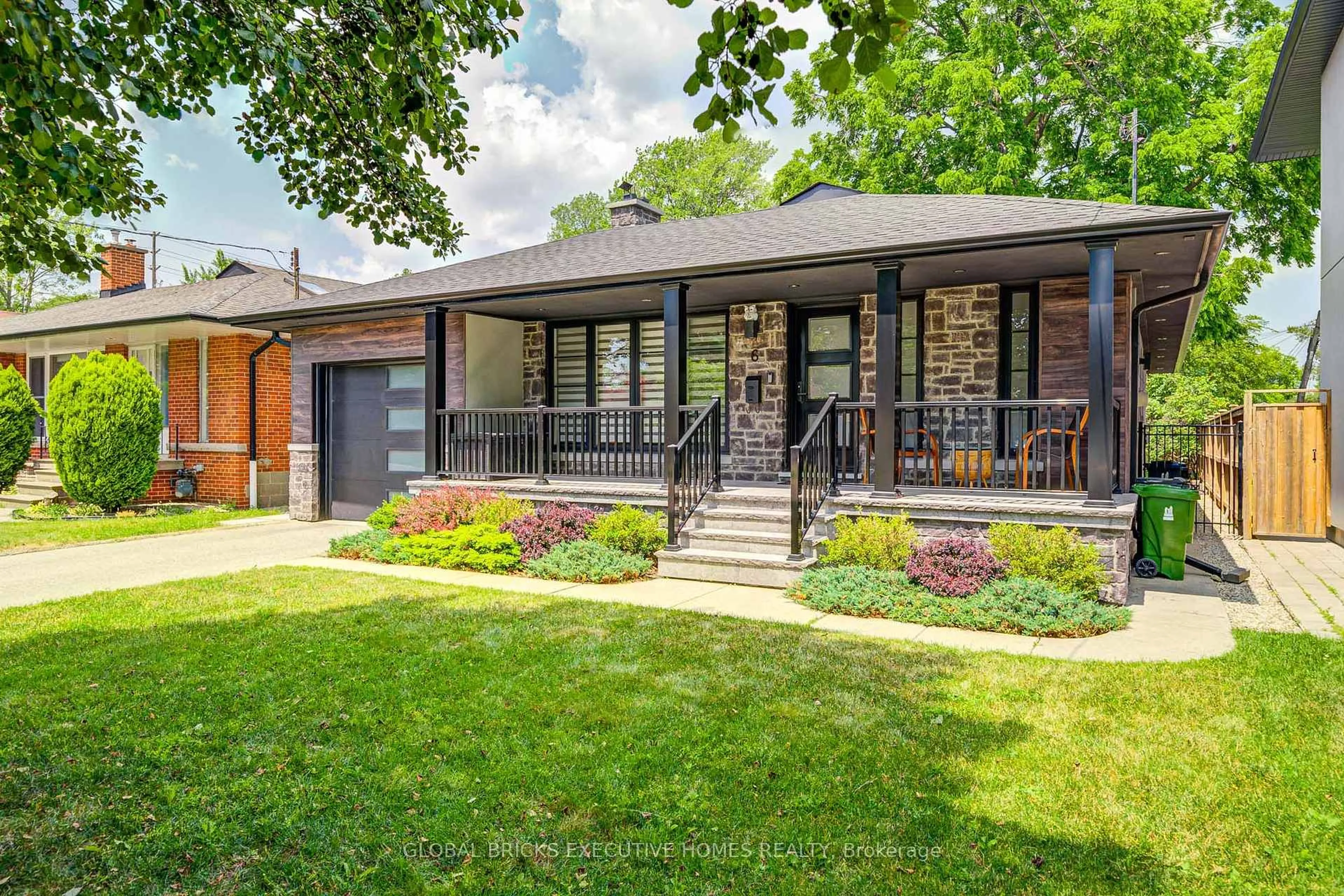 Home with brick exterior material, street for 6 Cardigan Rd, Toronto Ontario M8Z 2V9