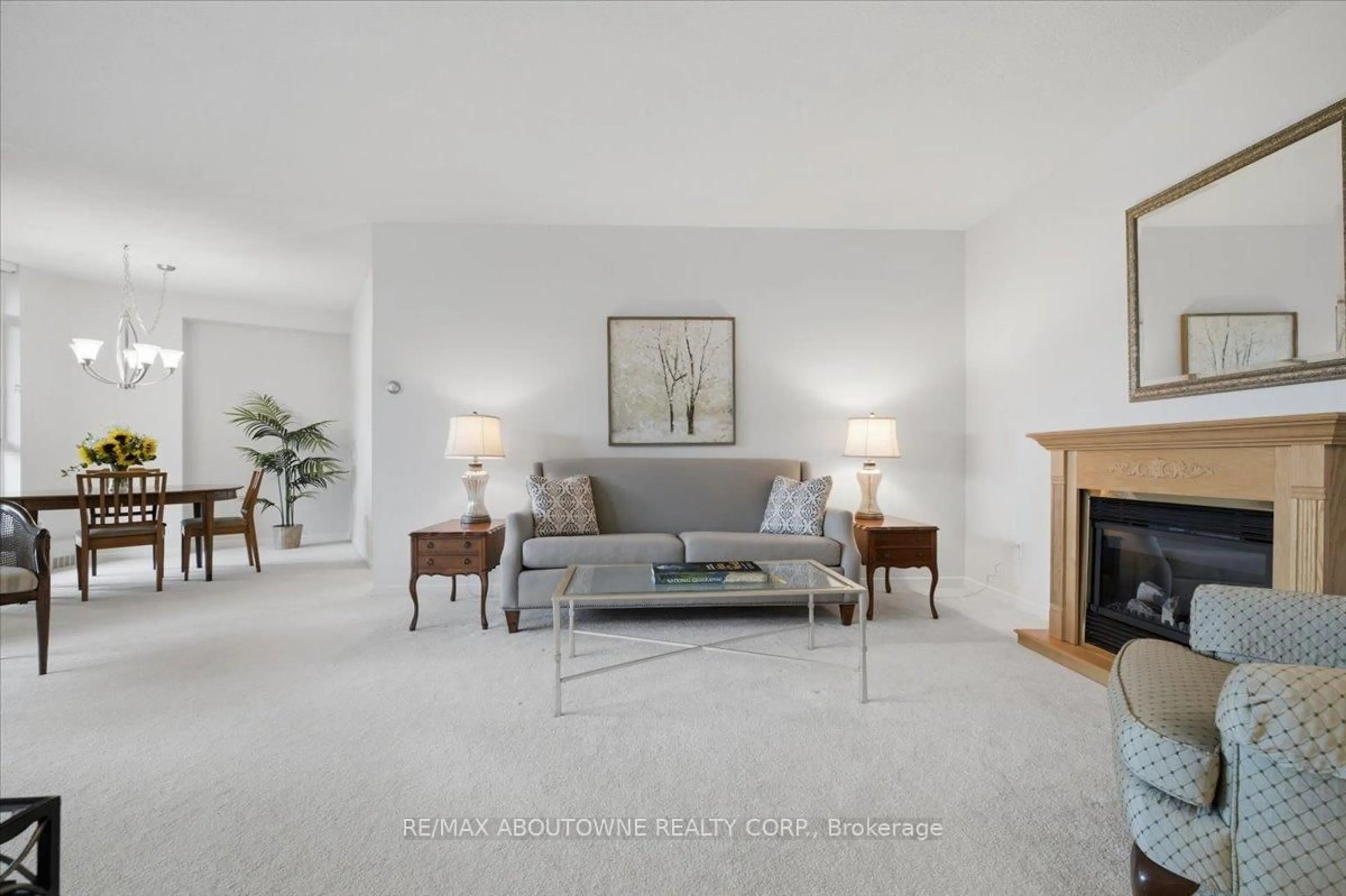 Living room with furniture, unknown for 5250 Lakeshore Rd #401, Burlington Ontario L7L 5L2