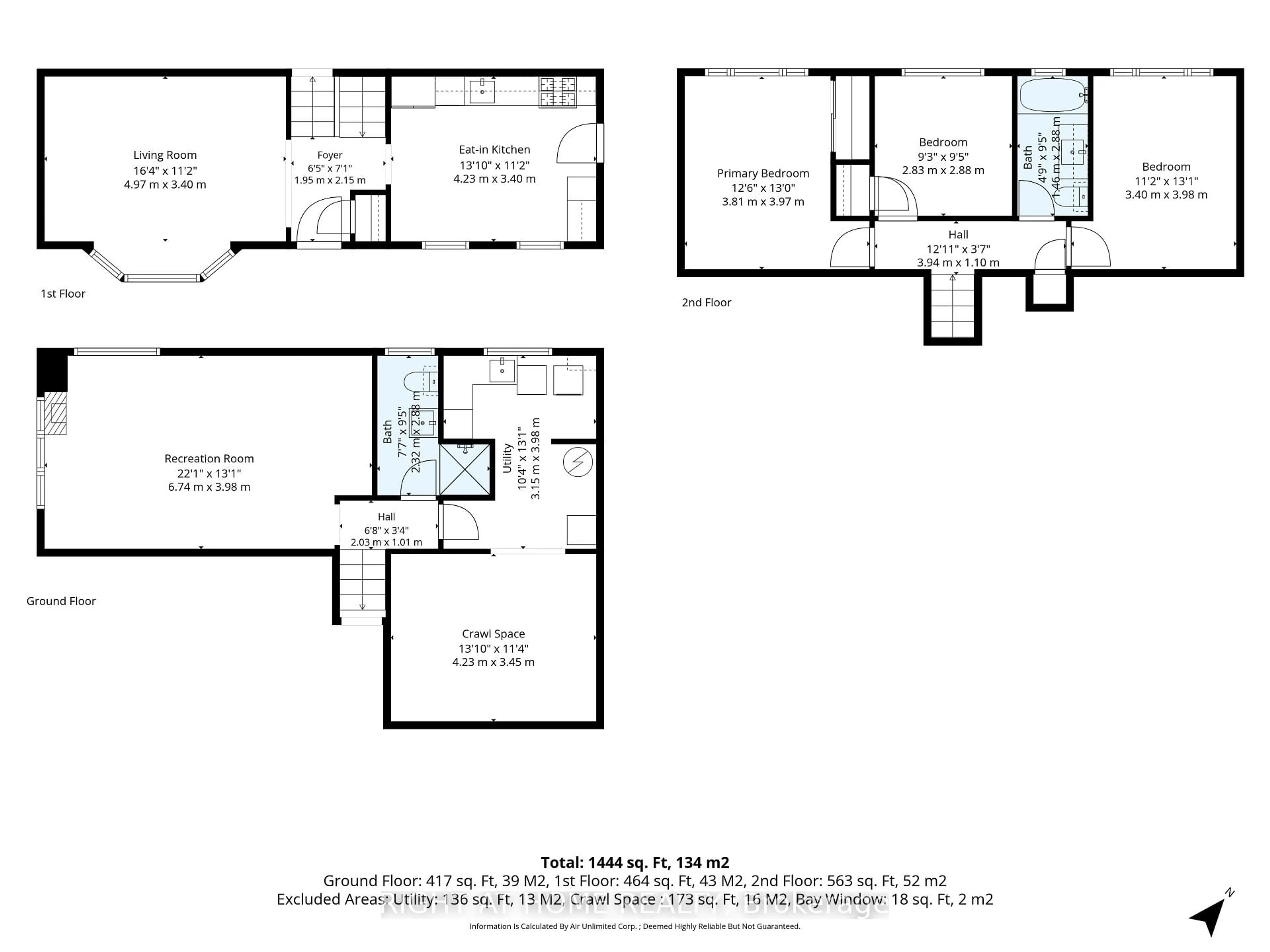 Floor plan for 1244 De Quincy Cres, Burlington Ontario L7P 1E1