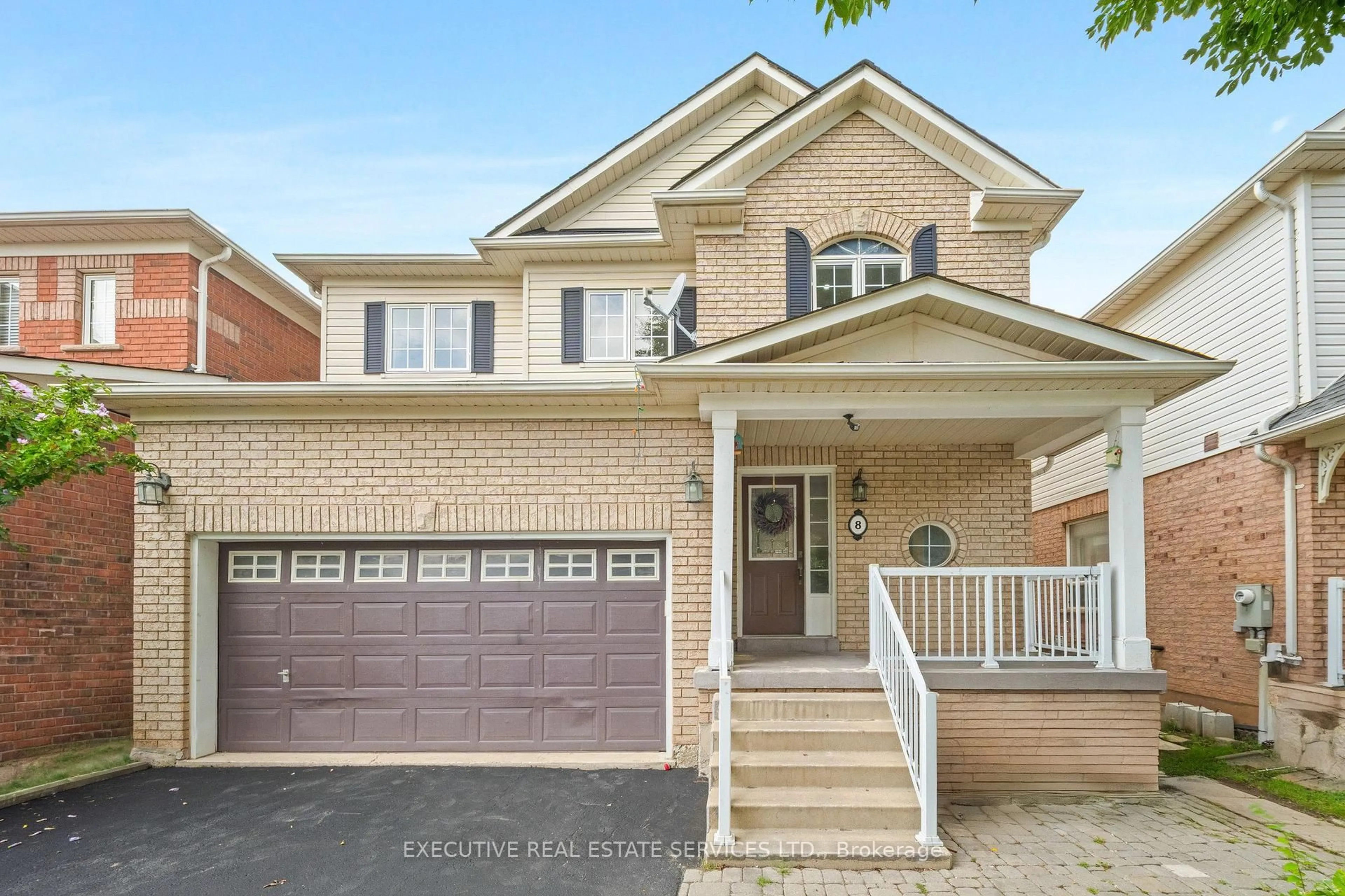 Home with brick exterior material, street for 8 Spencer Dr, Brampton Ontario L7A 2A4