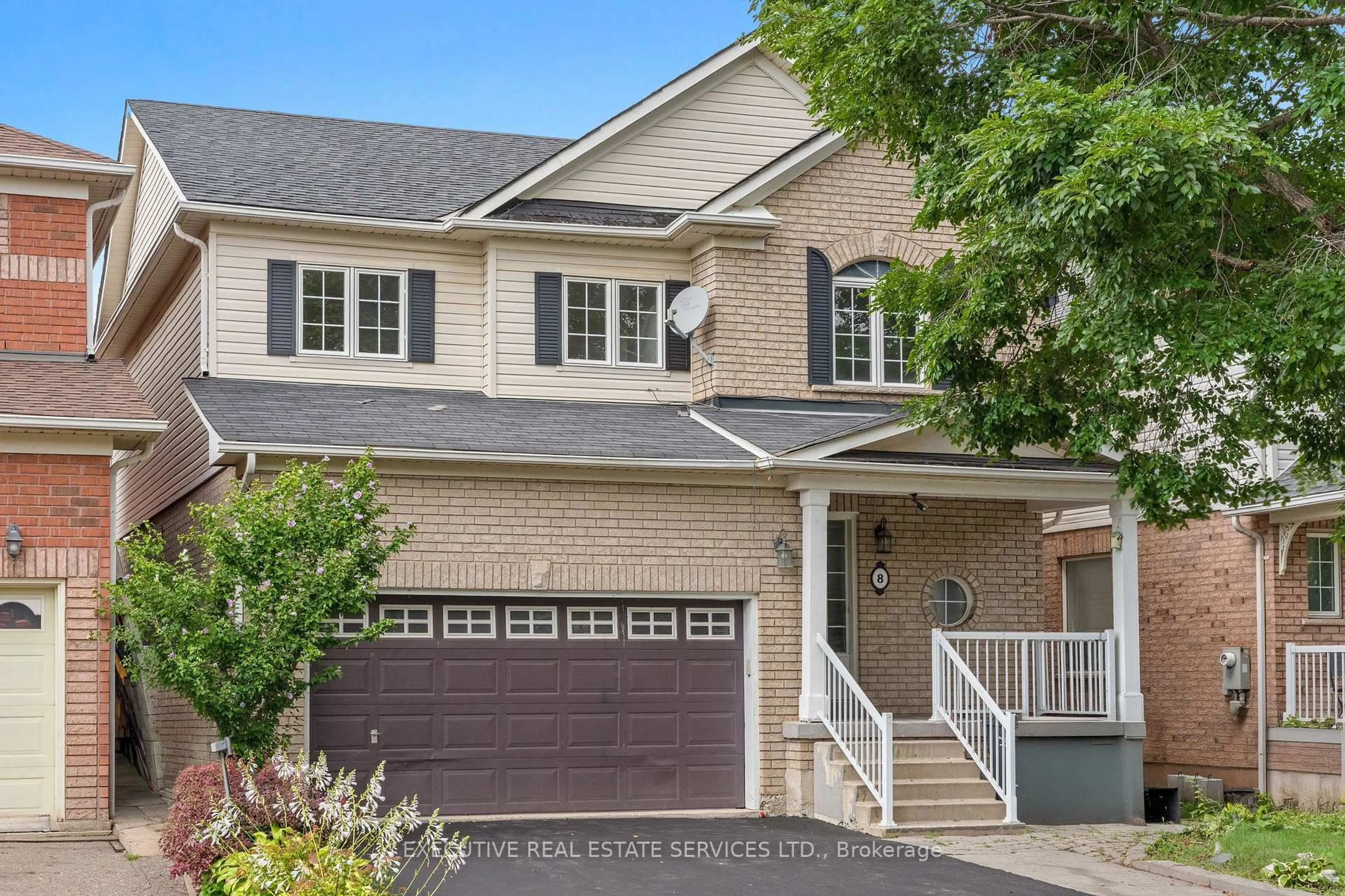 Home with brick exterior material, street for 8 Spencer Dr, Brampton Ontario L7A 2A4