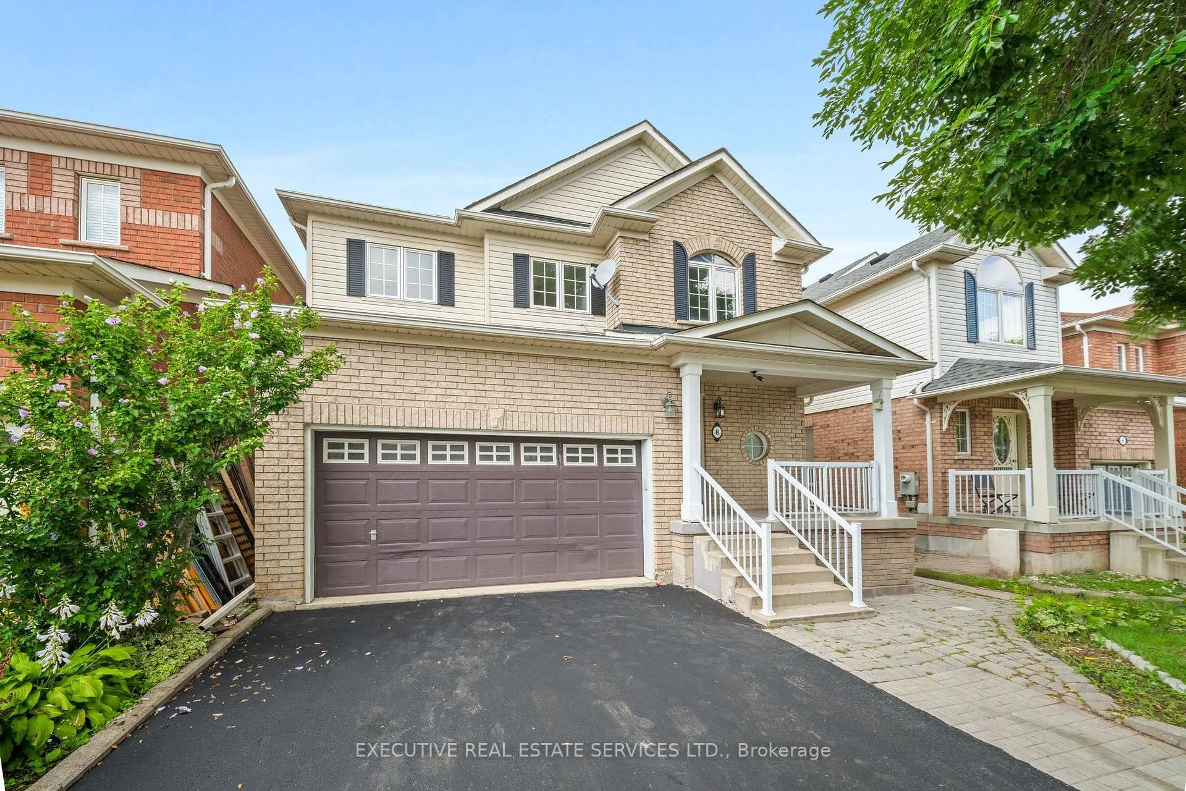 Home with brick exterior material, street for 8 Spencer Dr, Brampton Ontario L7A 2A4