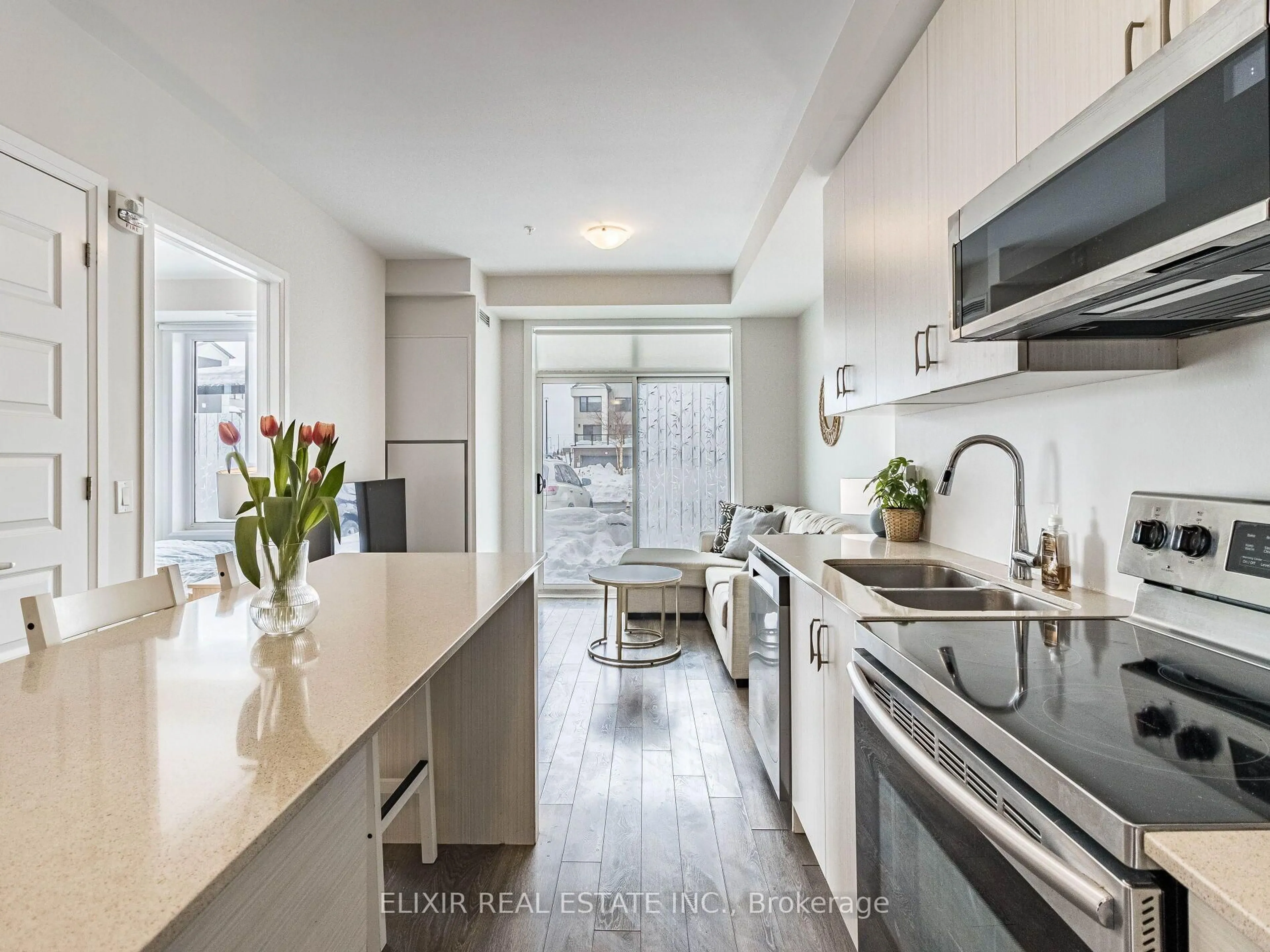 Open concept kitchen, unknown for 1105 Leger Way #129, Milton Ontario L9E 1K7