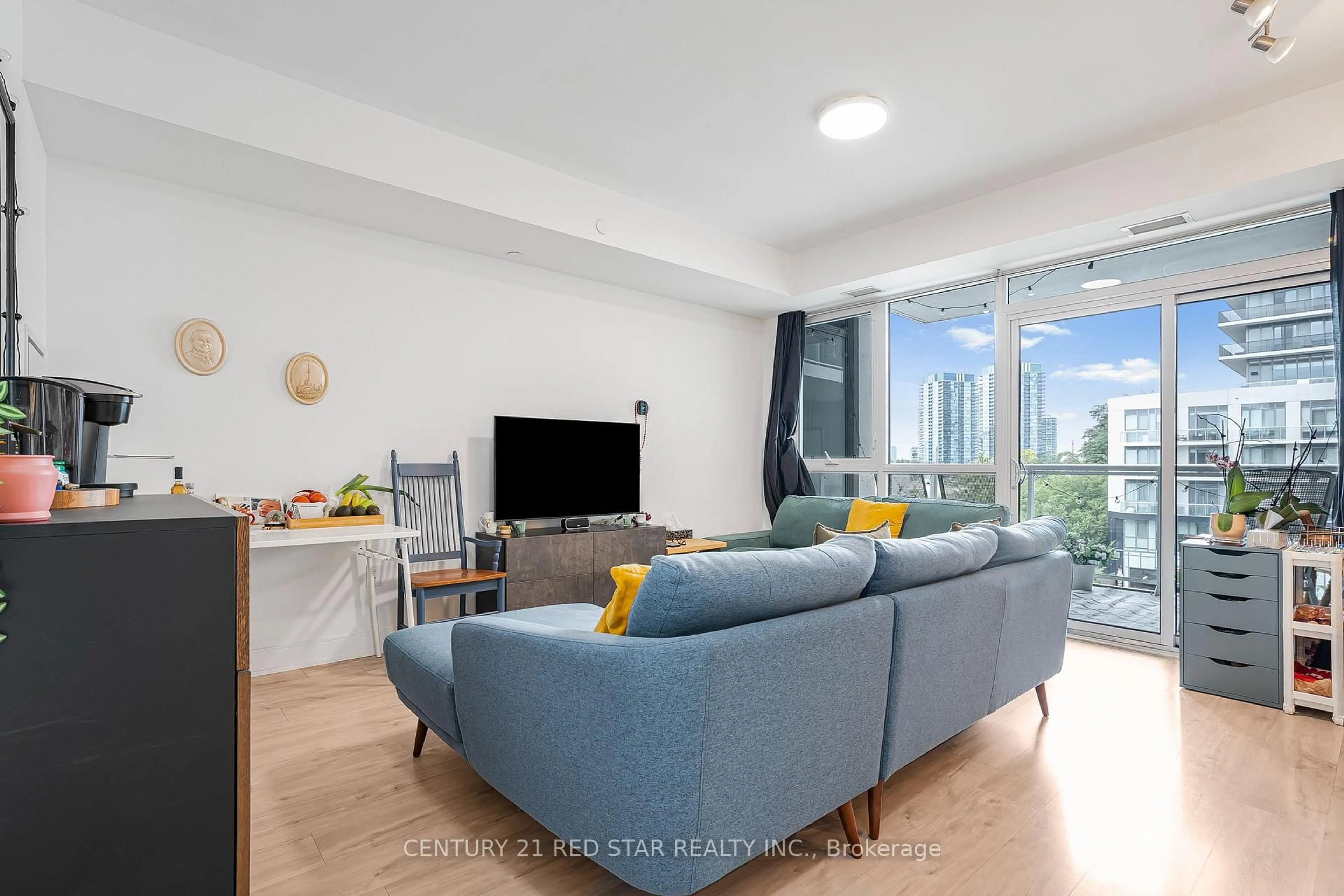 Living room with furniture, unknown for 65 Annie Craig Dr #316, Toronto Ontario M8V 0G3
