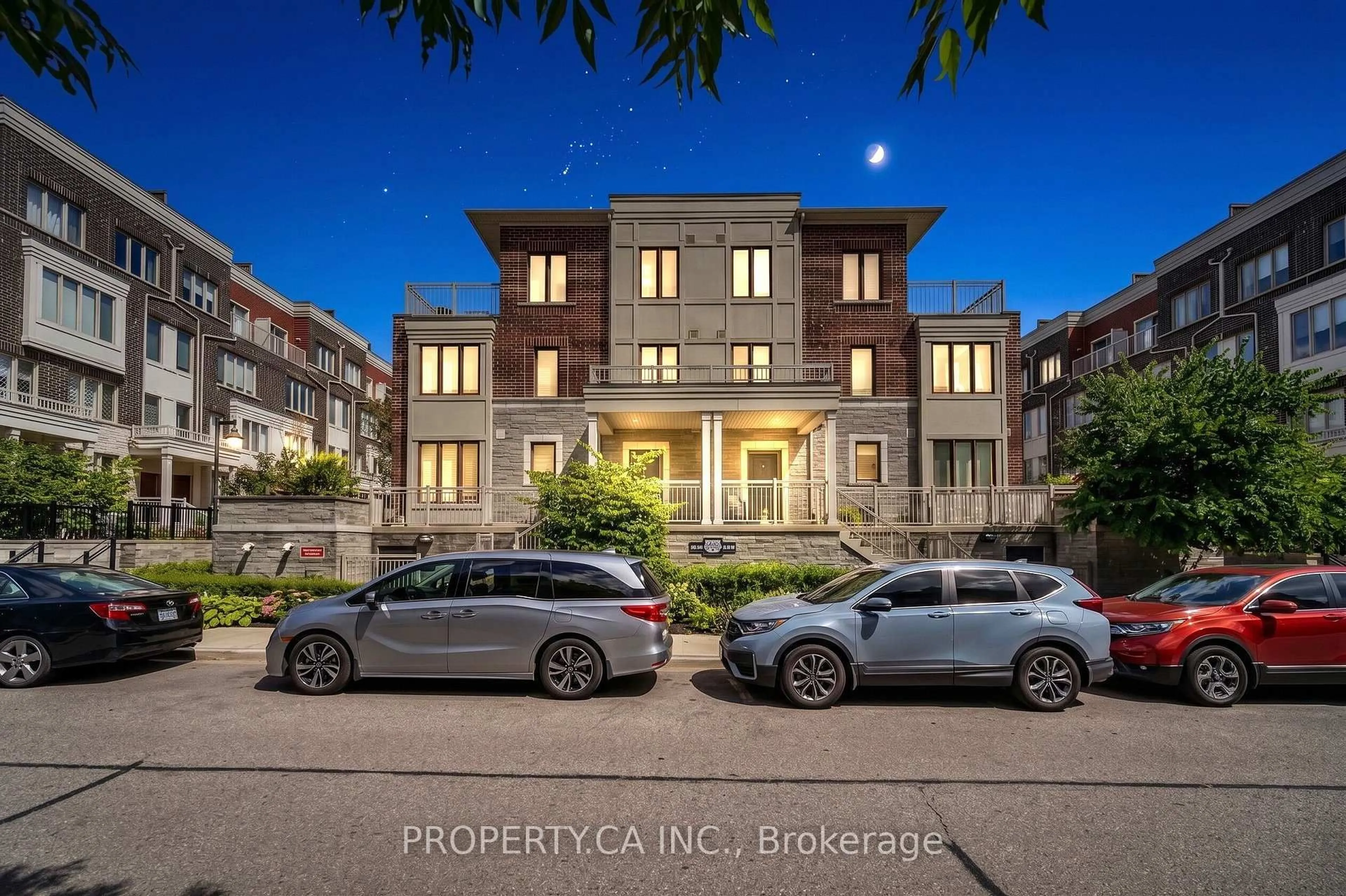 A pic from outside/outdoor area/front of a property/back of a property/a pic from drone, street for 135 Long Branch Ave #7, Toronto Ontario M8W 0A9