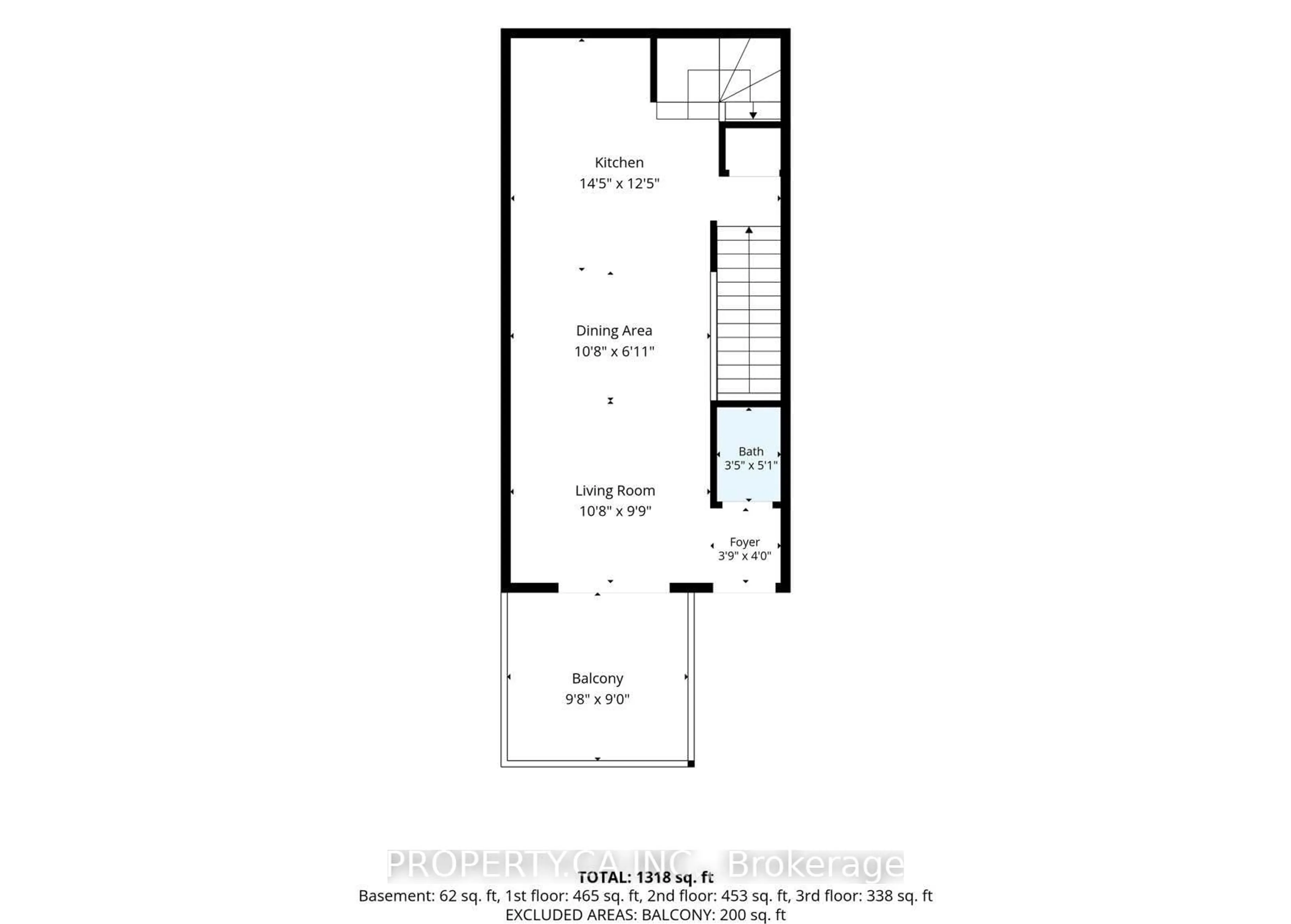 Floor plan for 135 Long Branch Ave #7, Toronto Ontario M8W 0A9