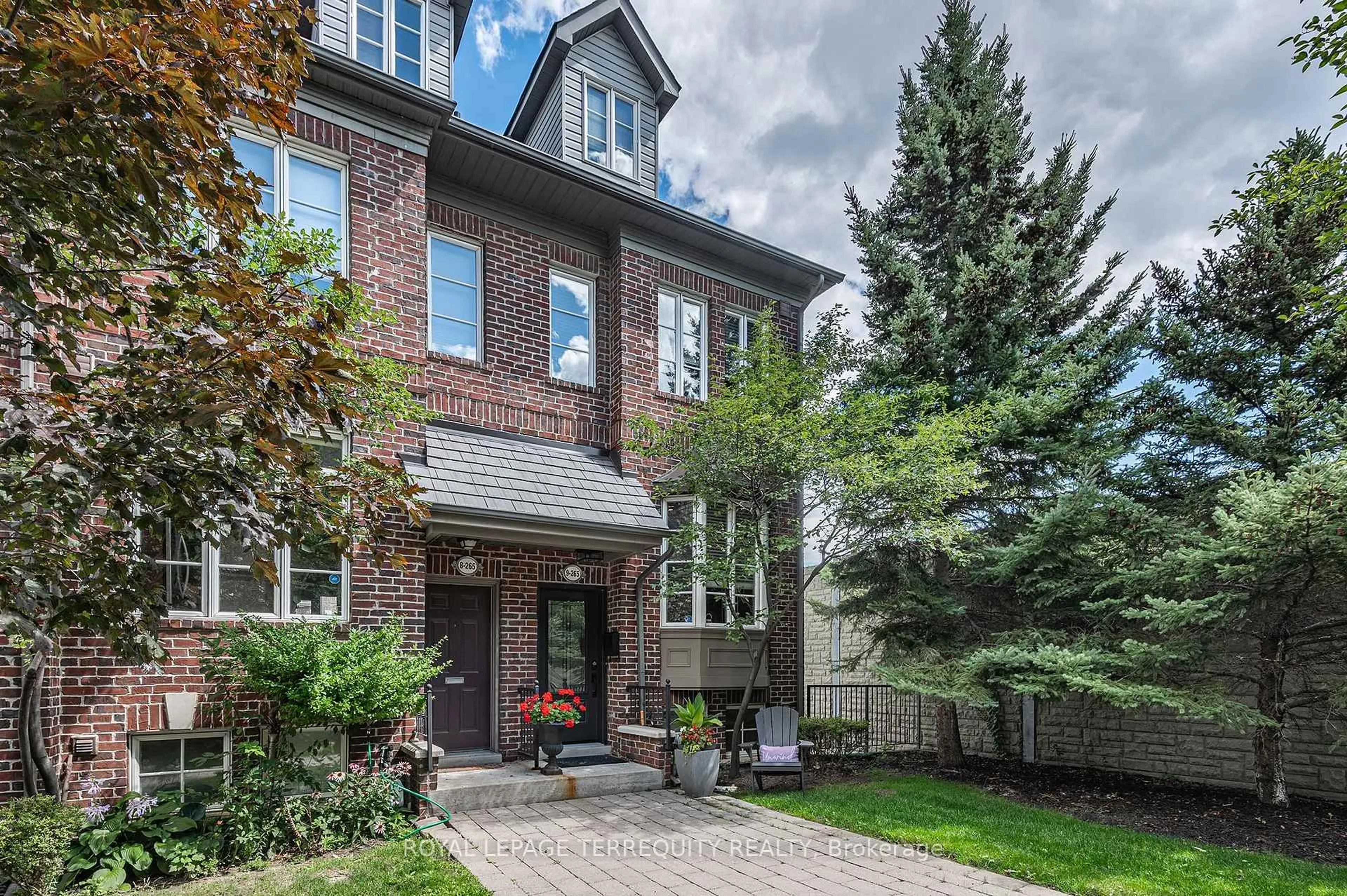 Home with brick exterior material, street for 265 Van Dusen Blvd #9, Toronto Ontario M8Z 3J2