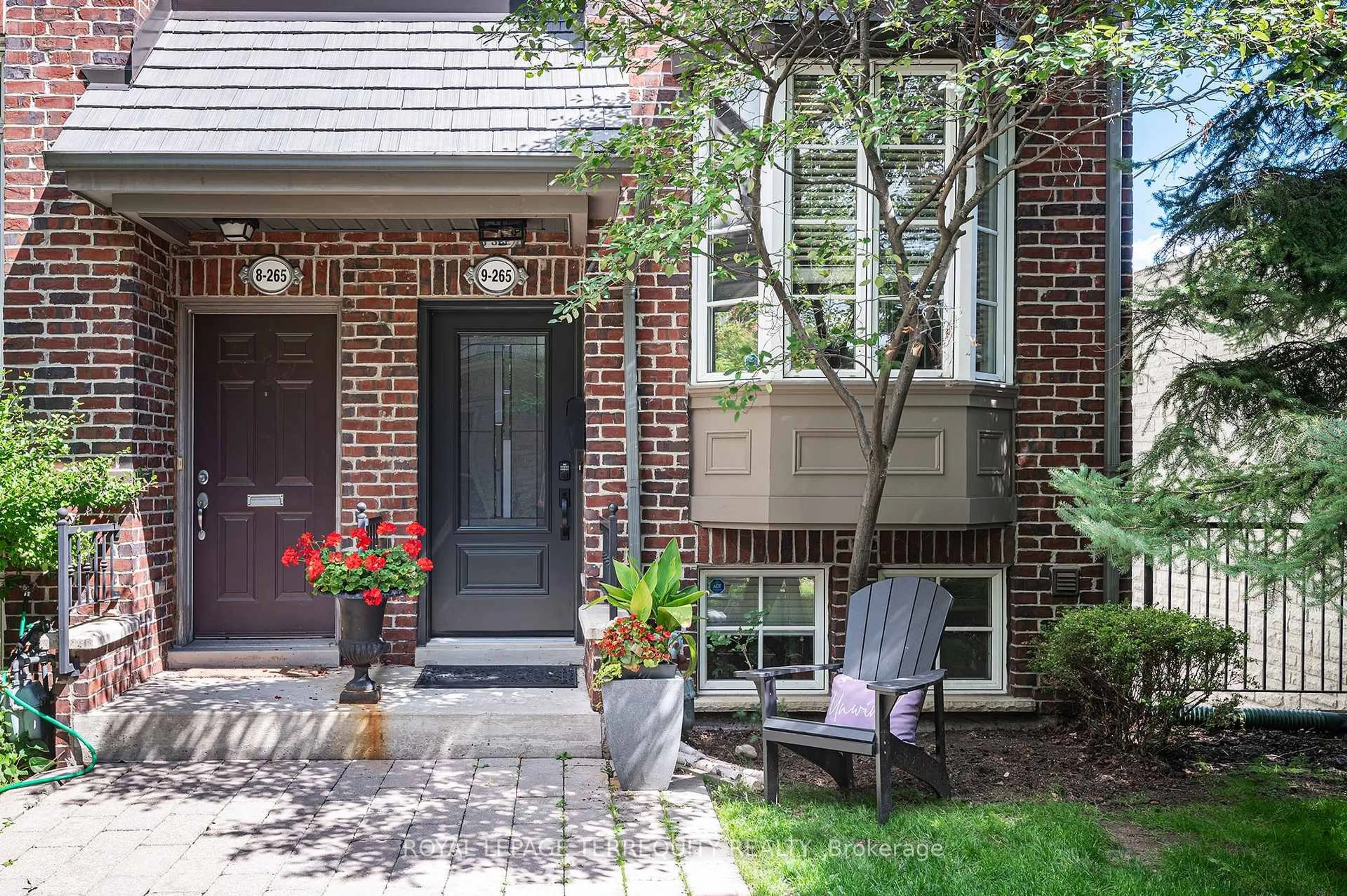 Home with brick exterior material, street for 265 Van Dusen Blvd #9, Toronto Ontario M8Z 3J2