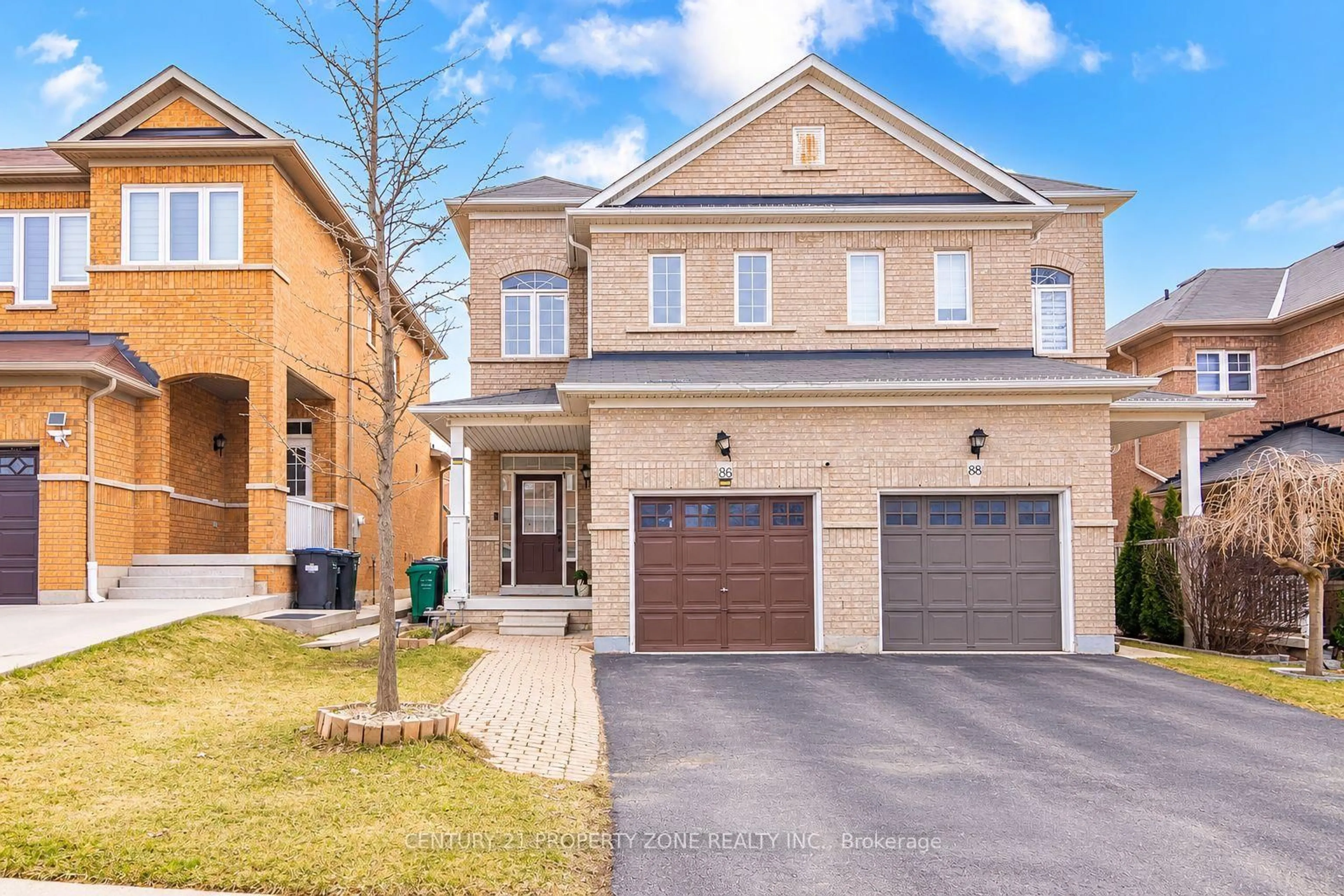 Home with brick exterior material, street for 86 Silent Pond Cres, Brampton Ontario L6V 4R6