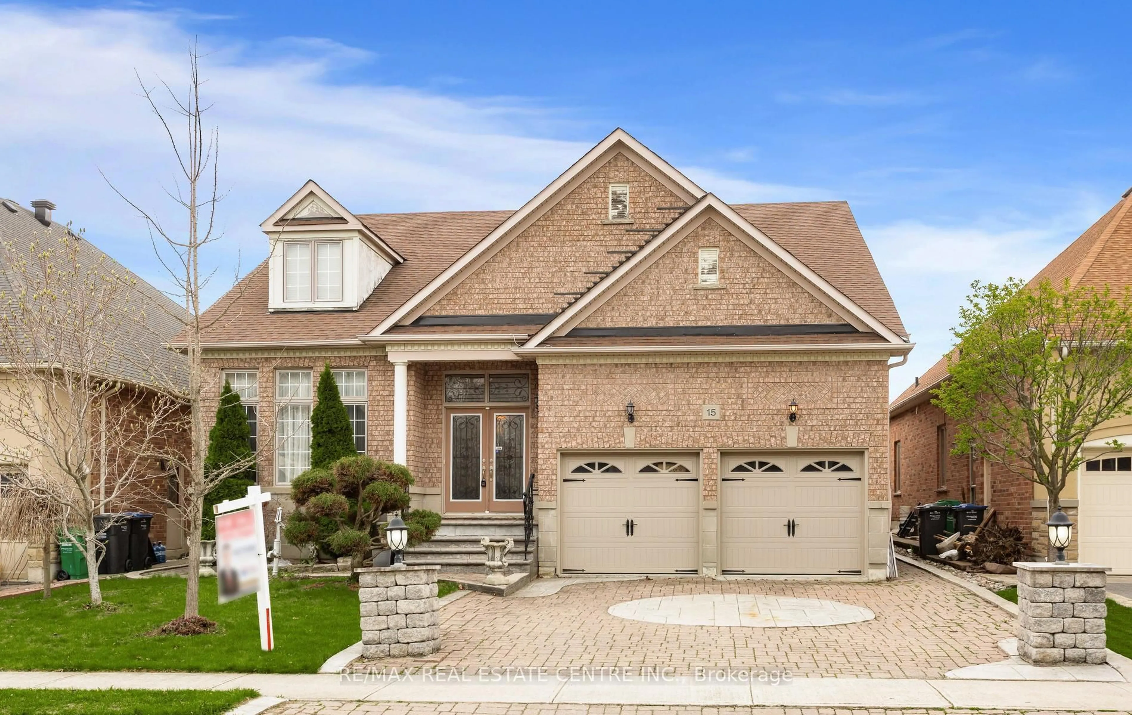 Home with brick exterior material, street for 15 Concorde Dr, Brampton Ontario L6P 1V3