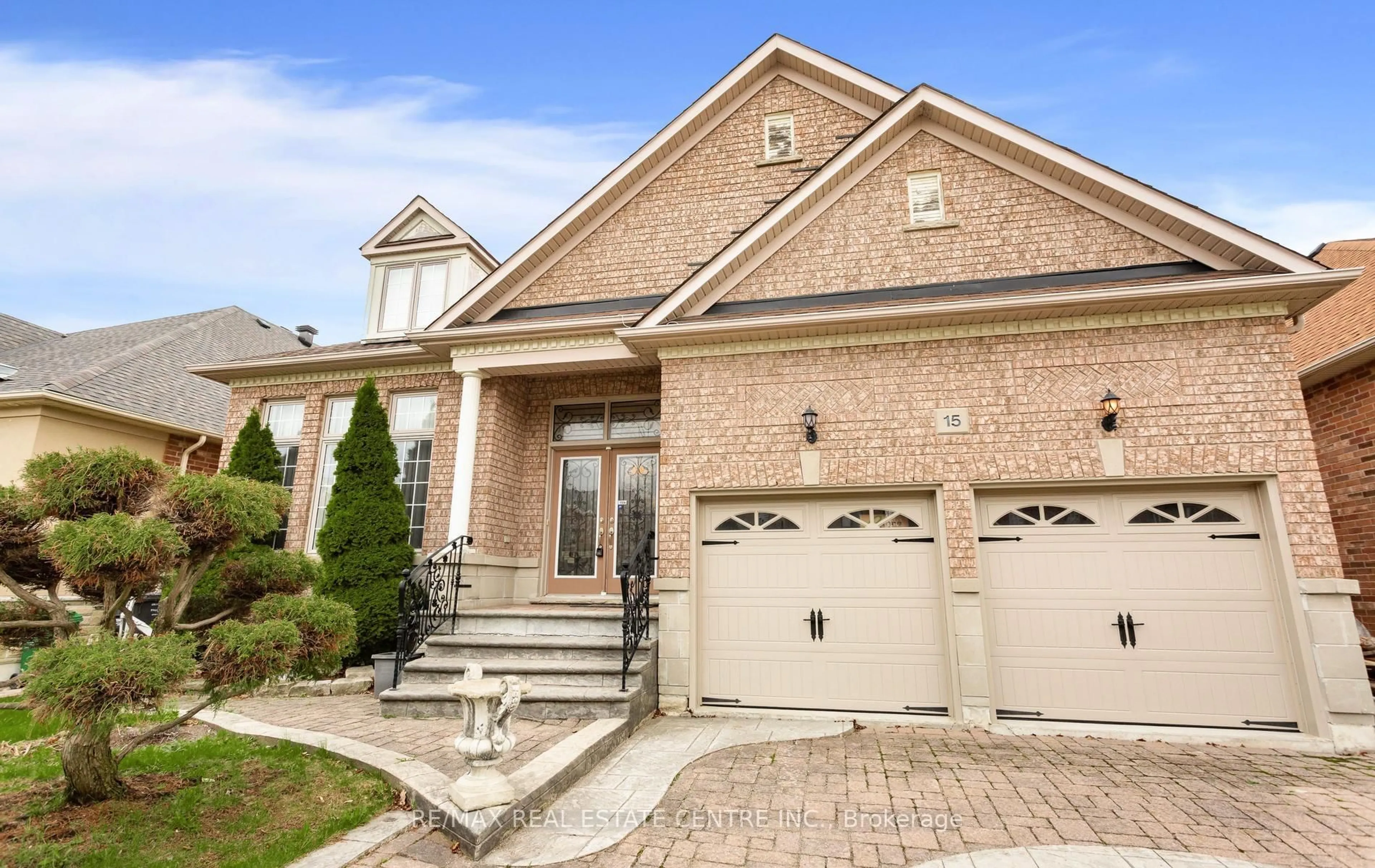 Home with brick exterior material, street for 15 Concorde Dr, Brampton Ontario L6P 1V3