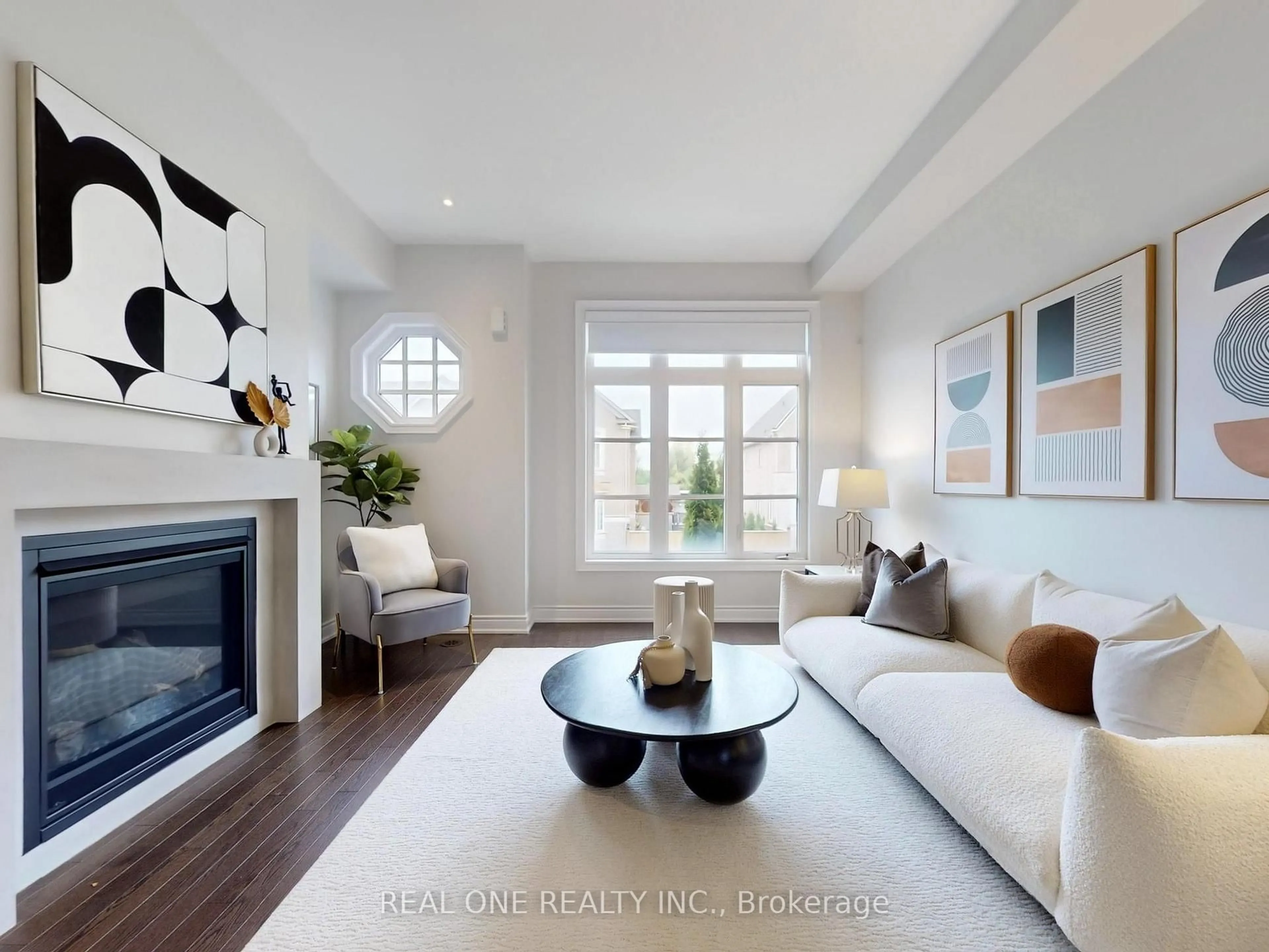 Living room with furniture, unknown for 2161 Lillykin St, Oakville Ontario L6H 0N2
