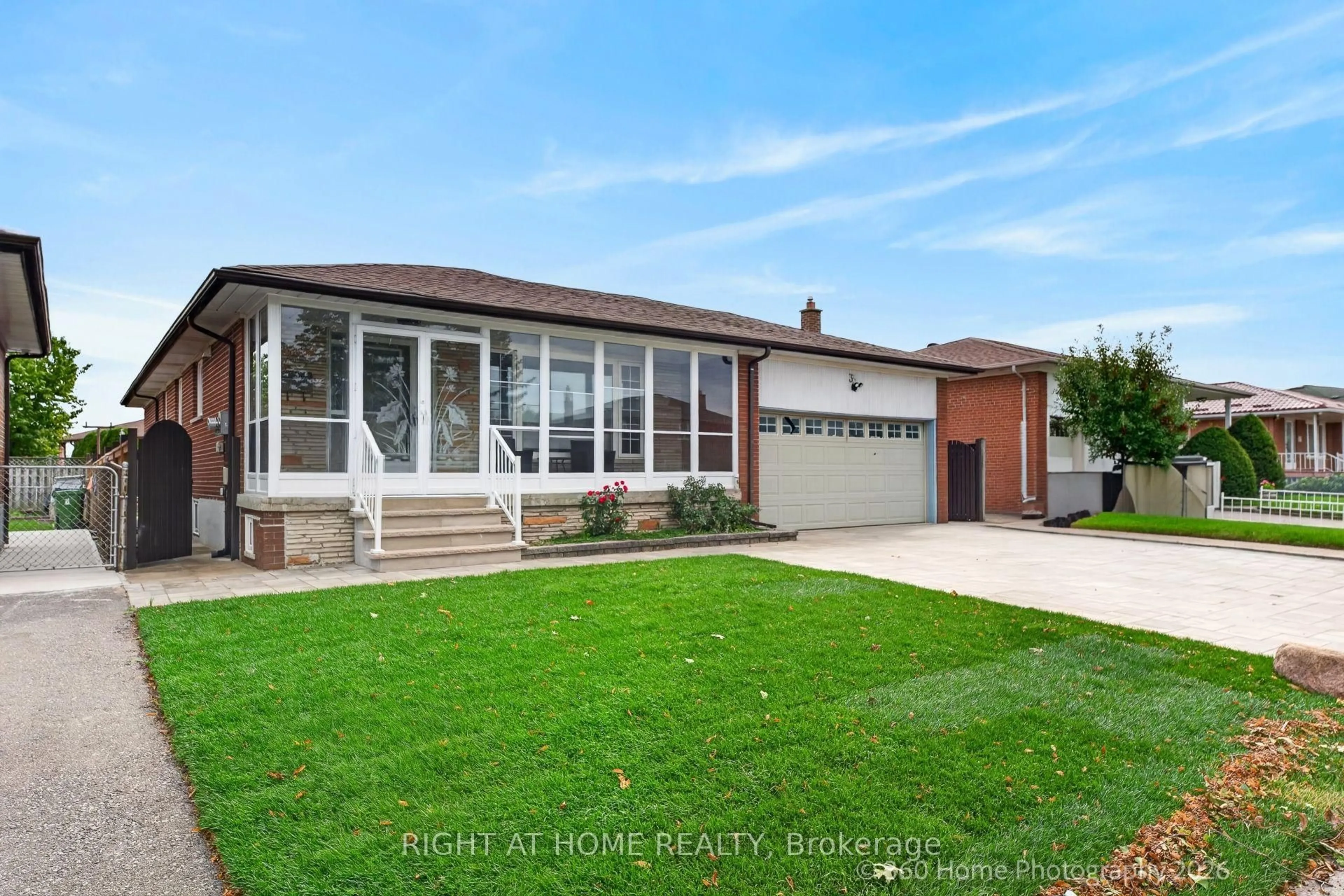 Home with brick exterior material, street for 35 Wheelwright Cres, Toronto Ontario M3N 1V2