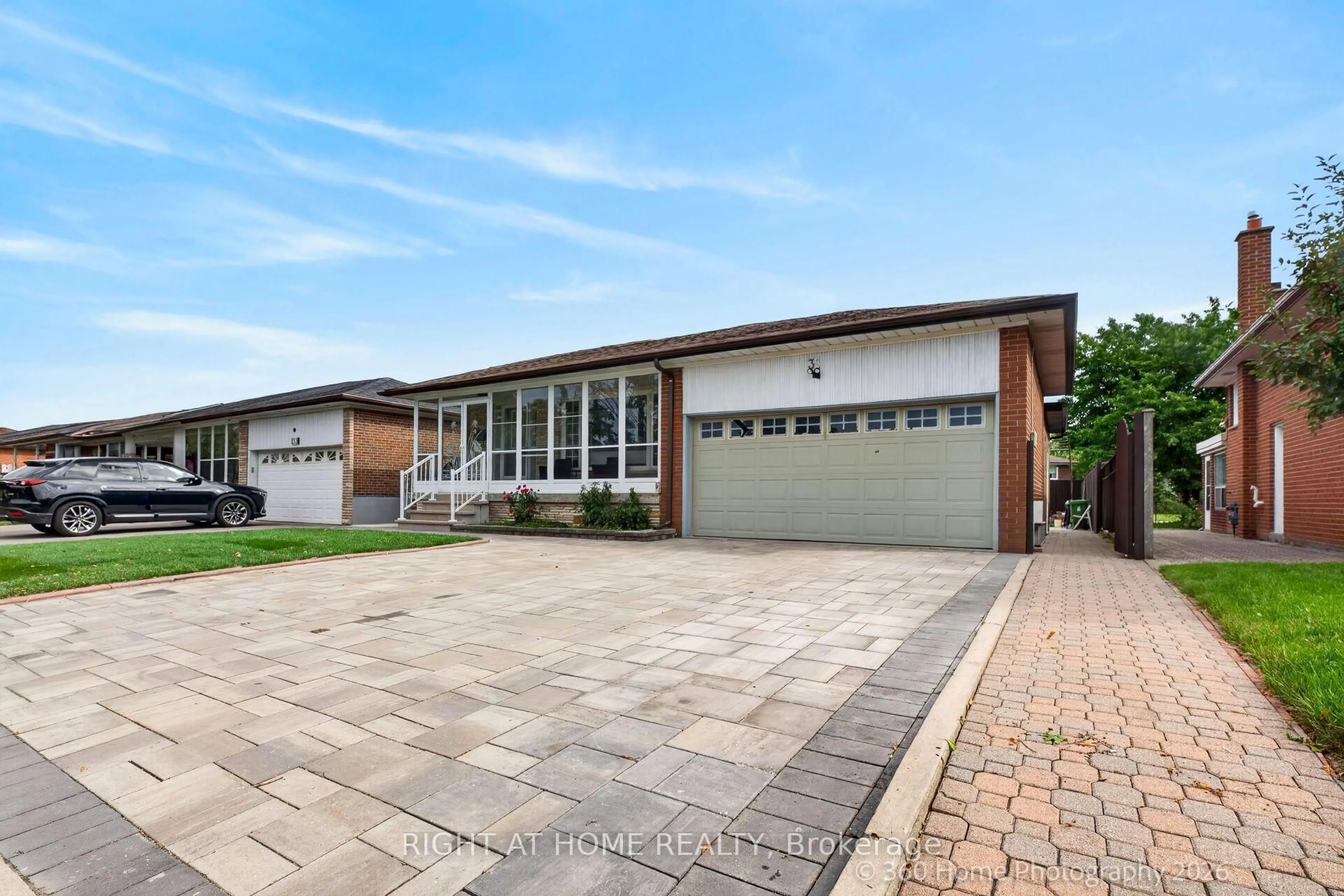 Home with brick exterior material, street for 35 Wheelwright Cres, Toronto Ontario M3N 1V2