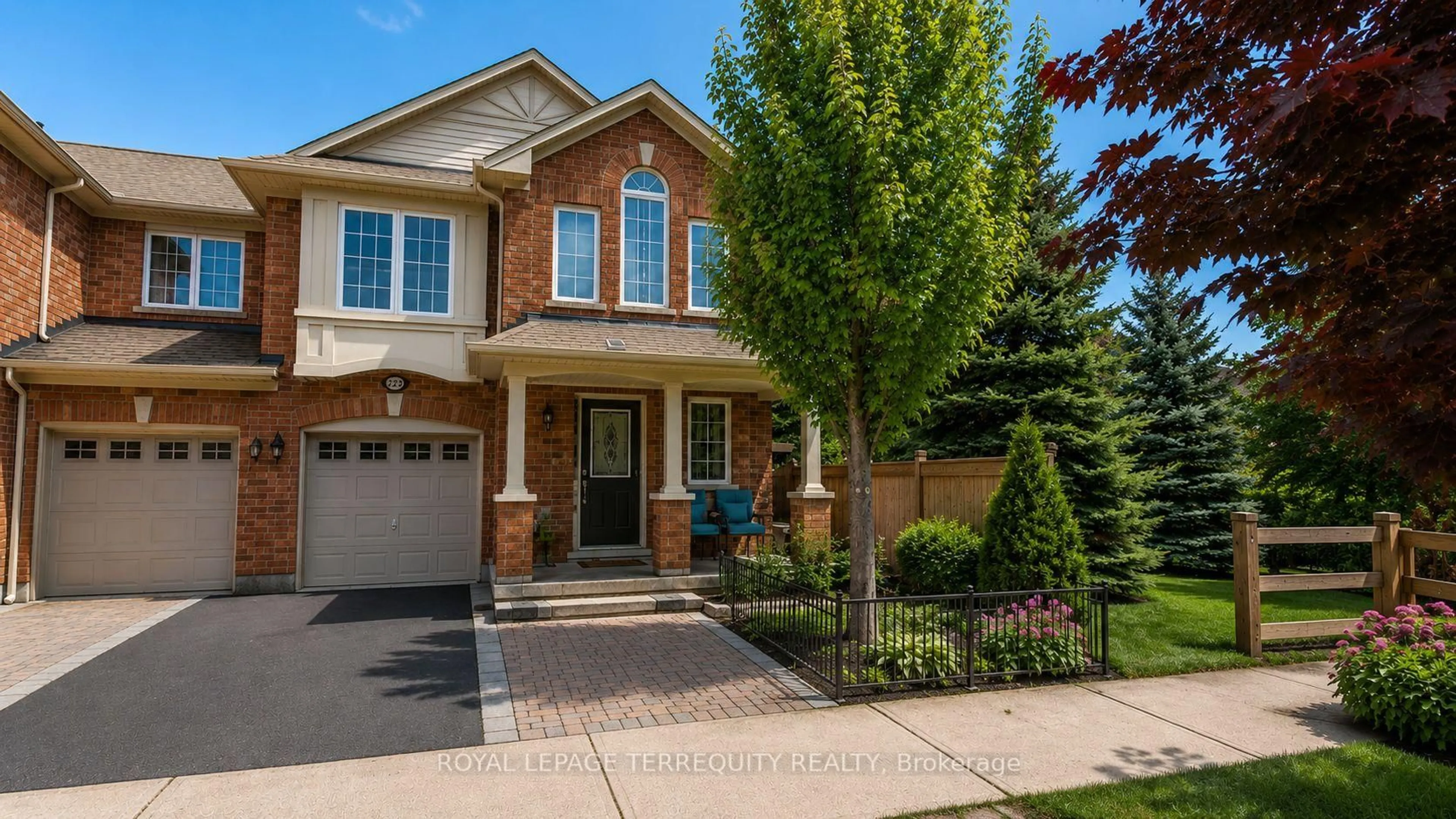 Home with brick exterior material, street for 2223 Jillian Lane, Oakville Ontario L6M 0G7