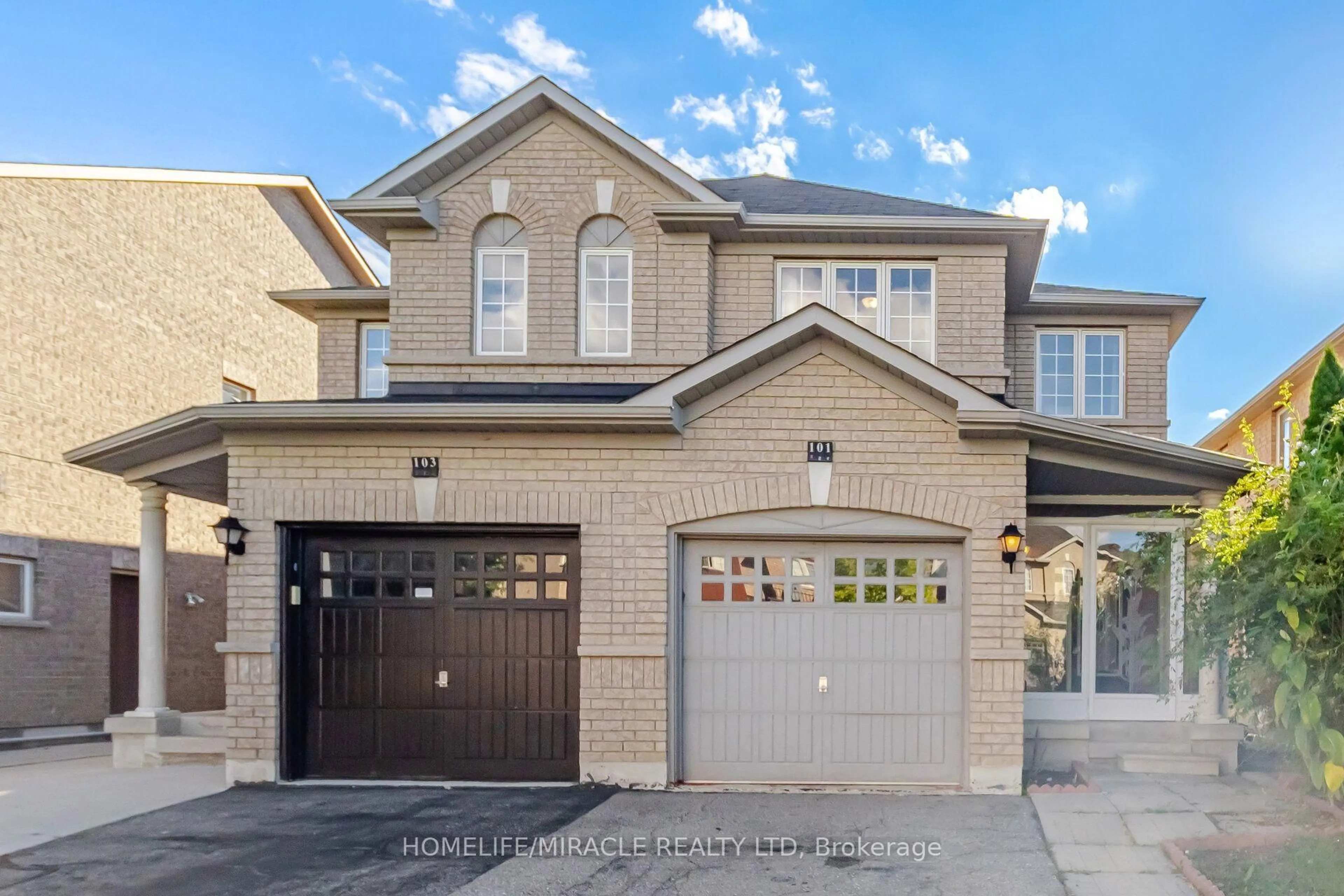 Home with brick exterior material, street for 101 Crystalview Cres, Brampton Ontario L6P 2S2