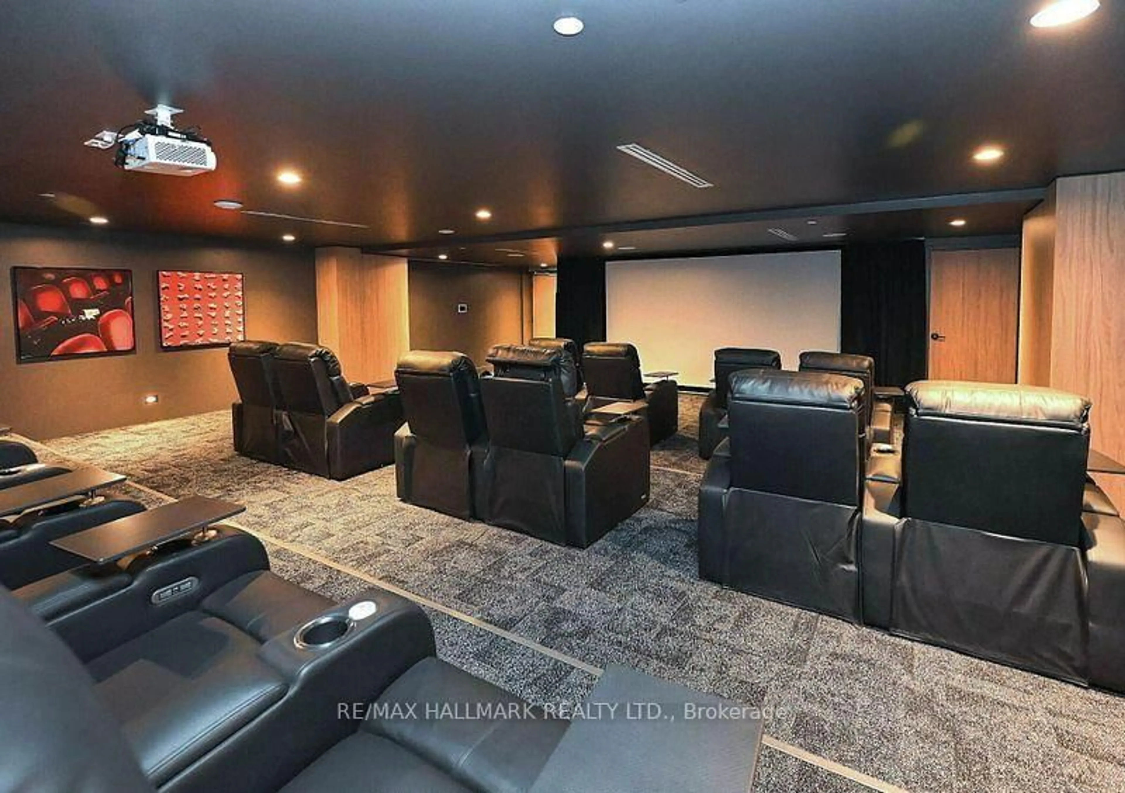 Home theater for 4130 Parkside Village Dr #1007, Mississauga Ontario L5B 3M8