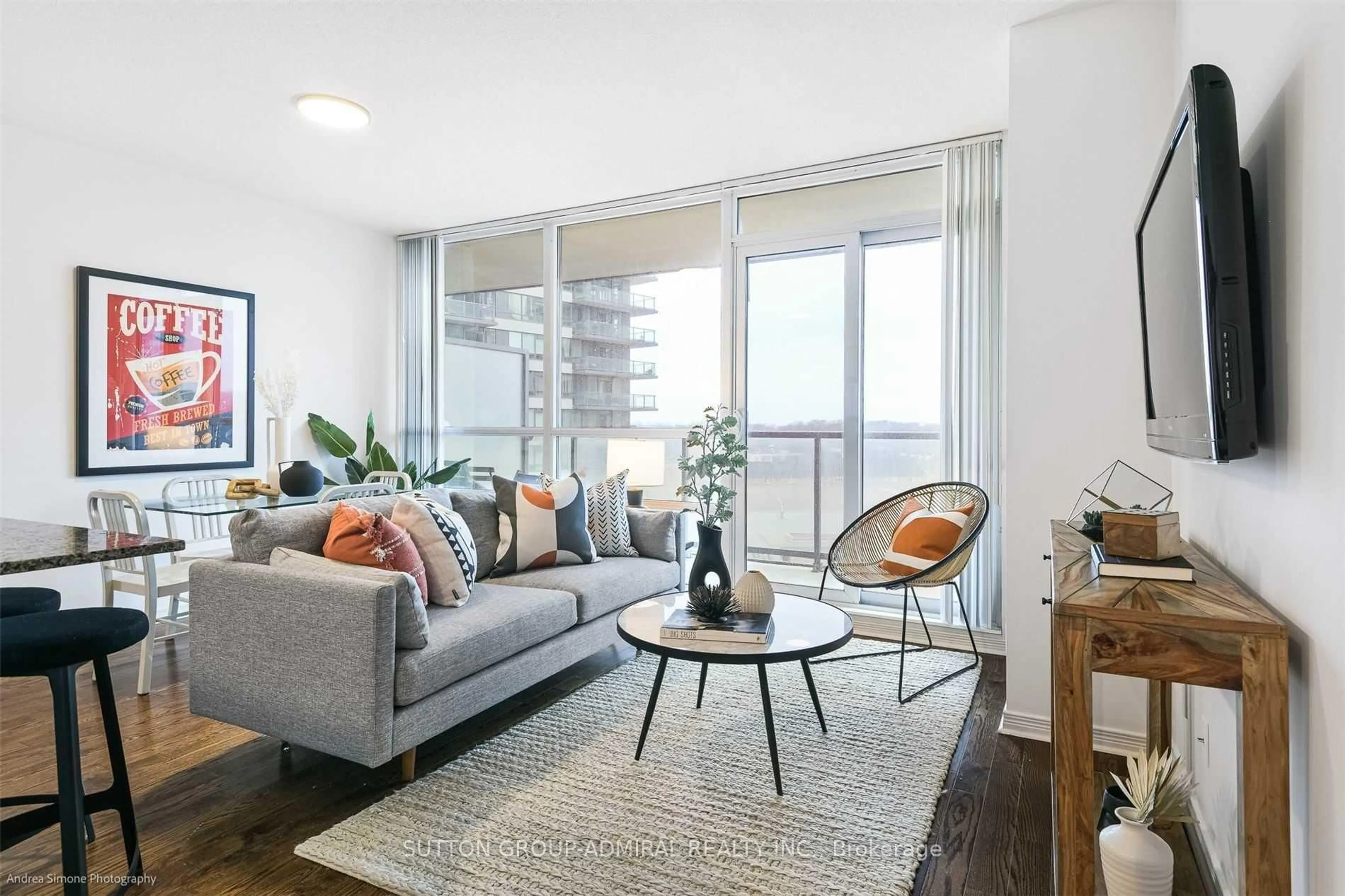 Living room with furniture, unknown for 2230 Lake Shore Blvd #603, Toronto Ontario M8V 0B2
