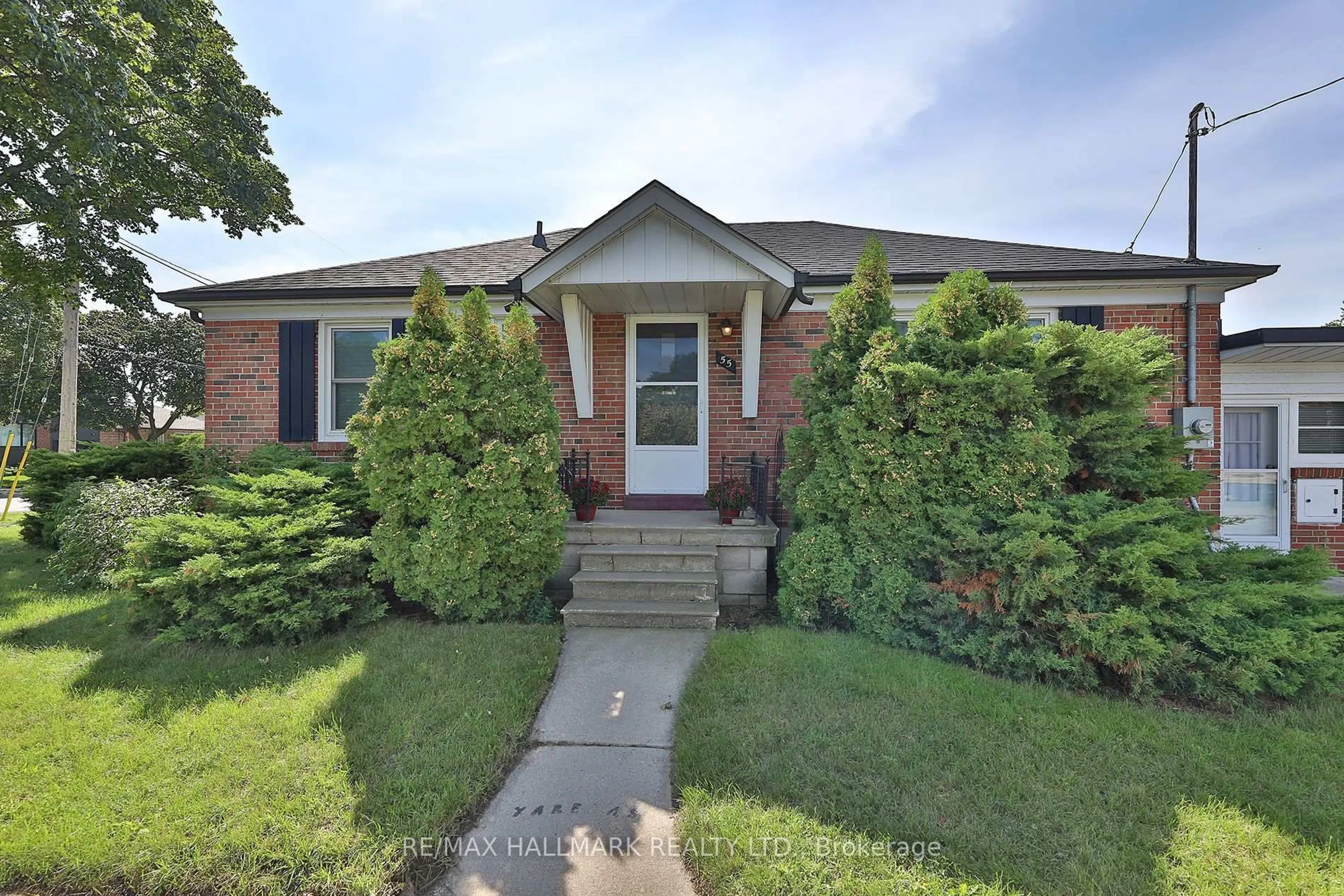 Home with brick exterior material, street for 55 Athol Ave, Toronto Ontario M8Z 2A6