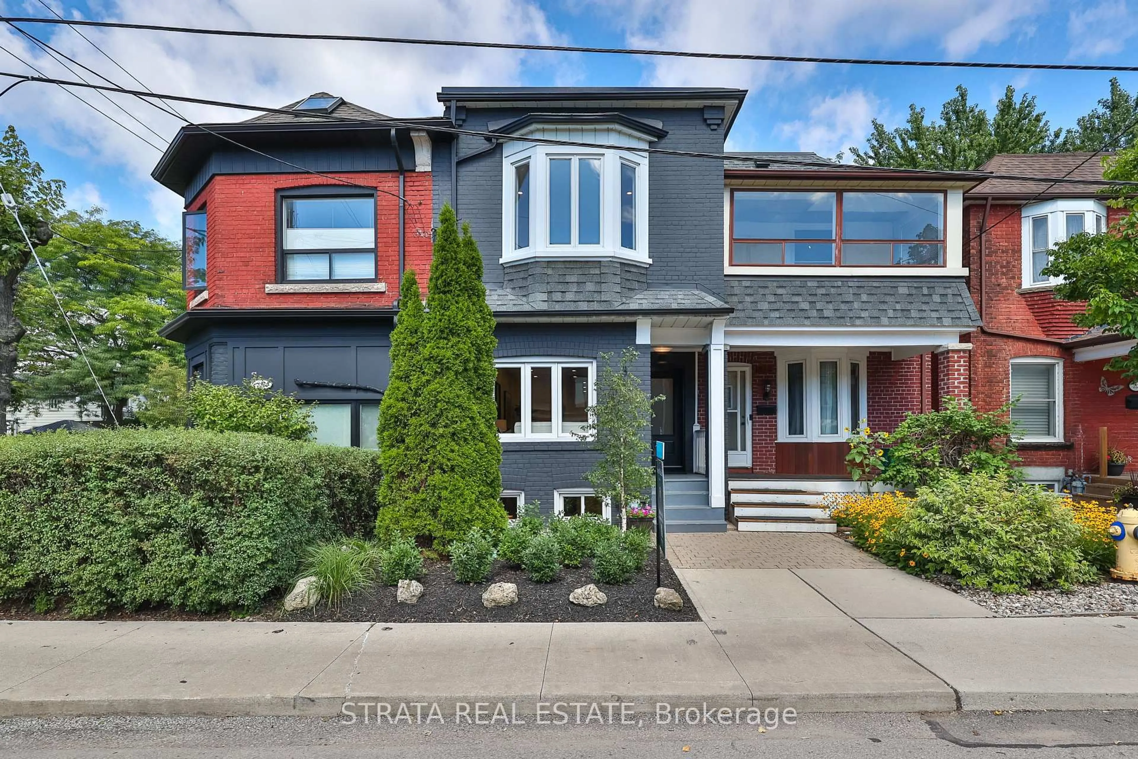 Home with brick exterior material, street for 316 St Johns Rd, Toronto Ontario M6S 2K2
