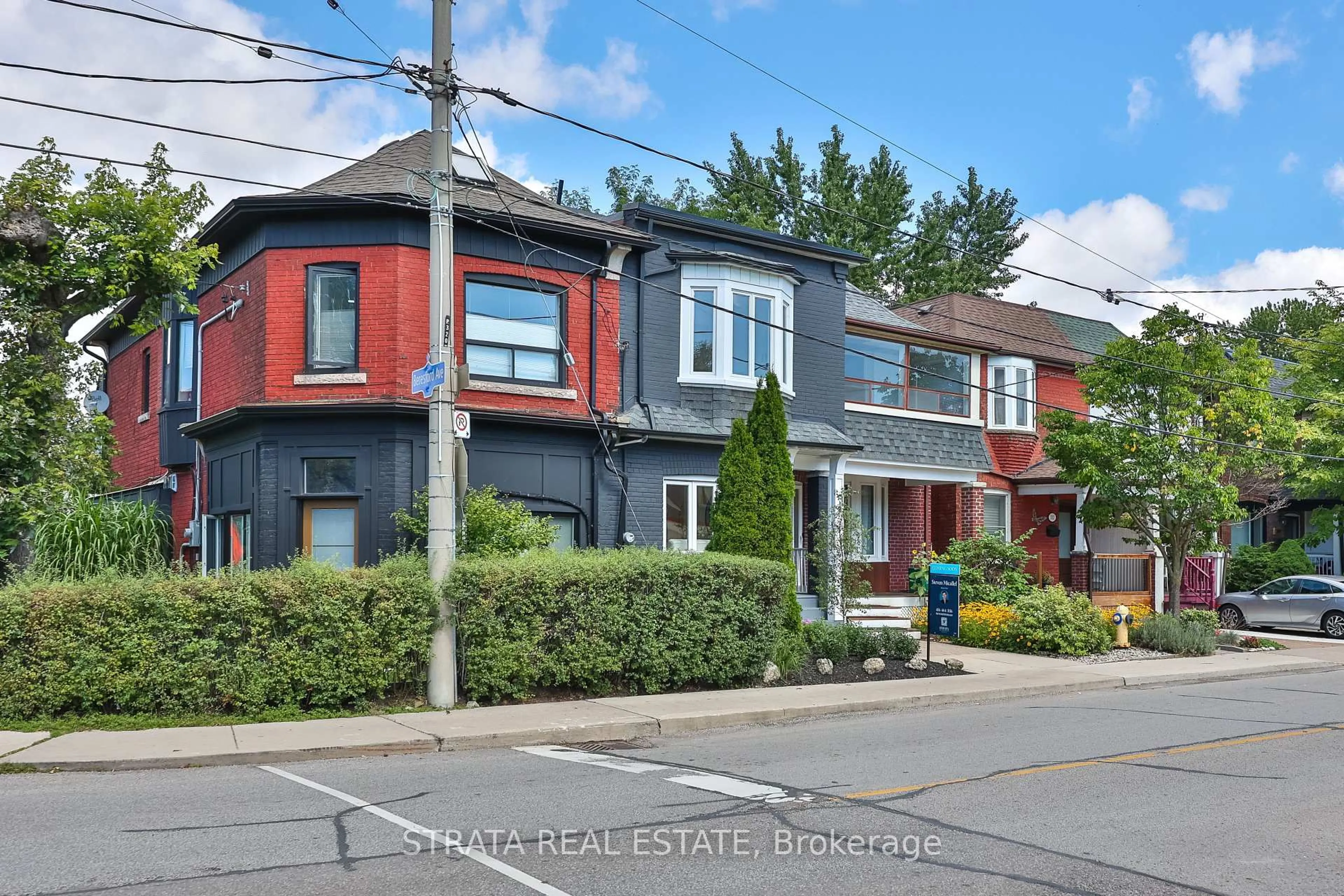 Home with brick exterior material, street for 316 St Johns Rd, Toronto Ontario M6S 2K2