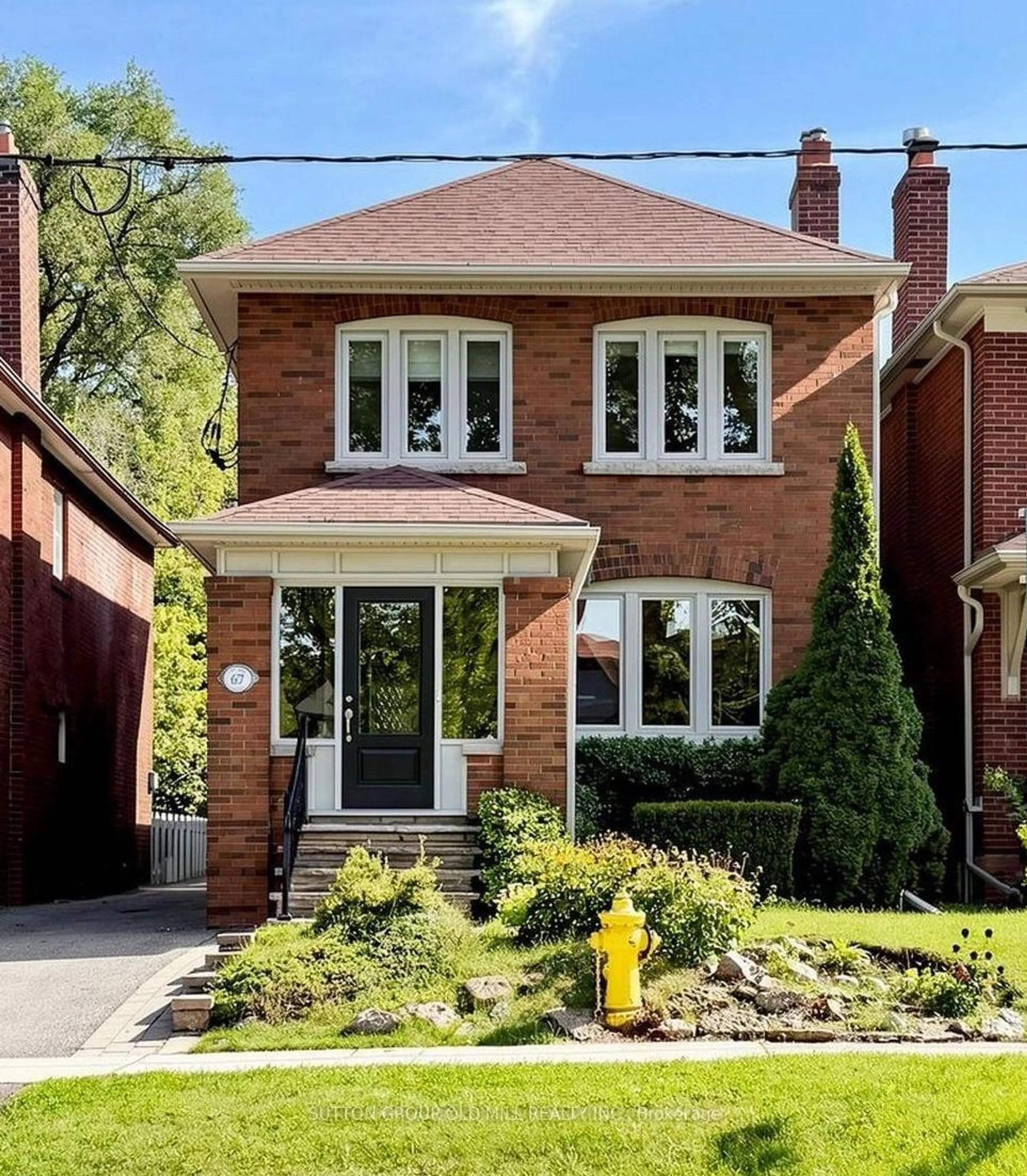 Home with brick exterior material, street for 67 Old Mill Dr, Toronto Ontario M6S 4J8