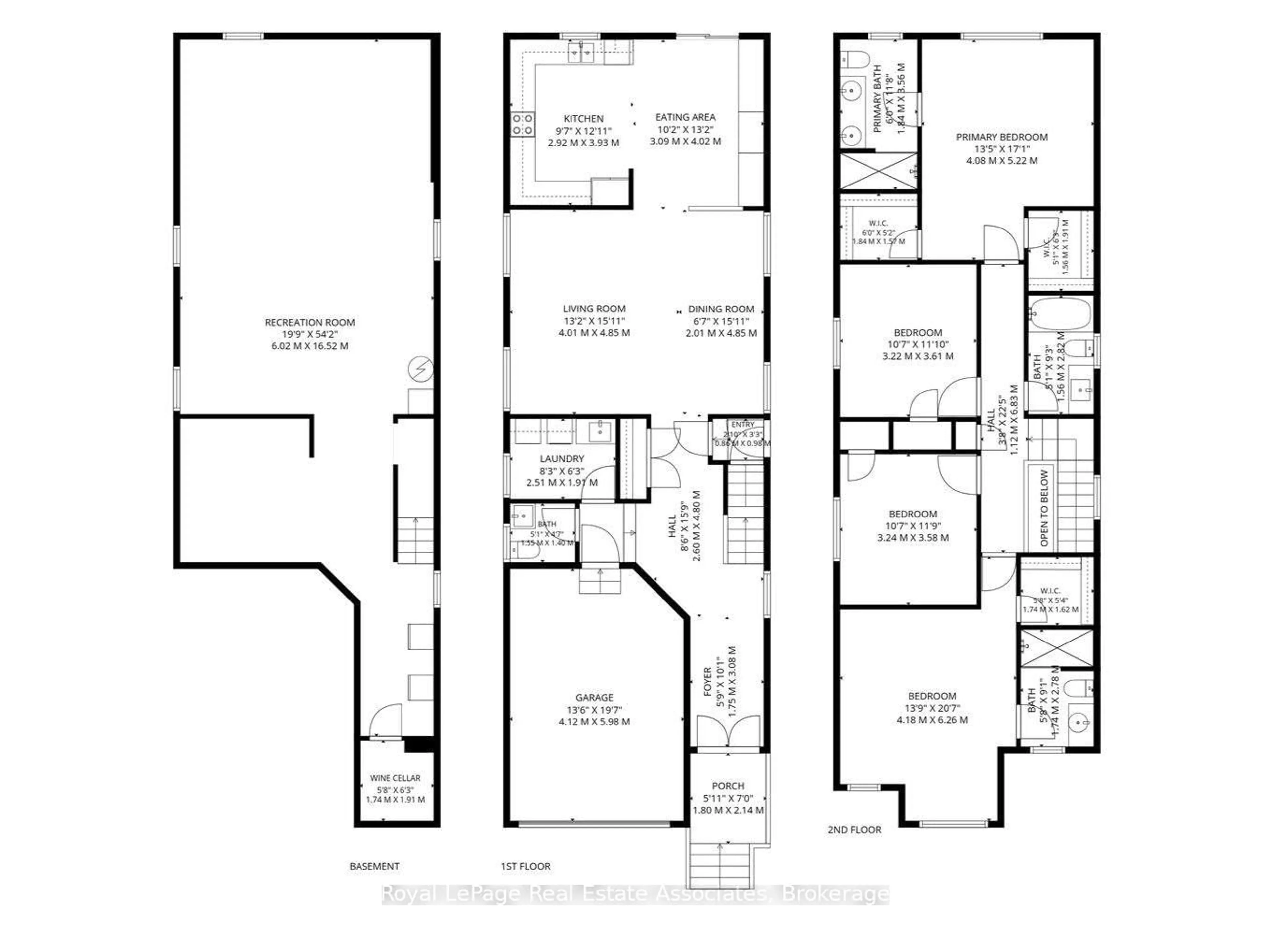 Floor plan for 8 Duffel Cres, Halton Hills Ontario L7G 0H7