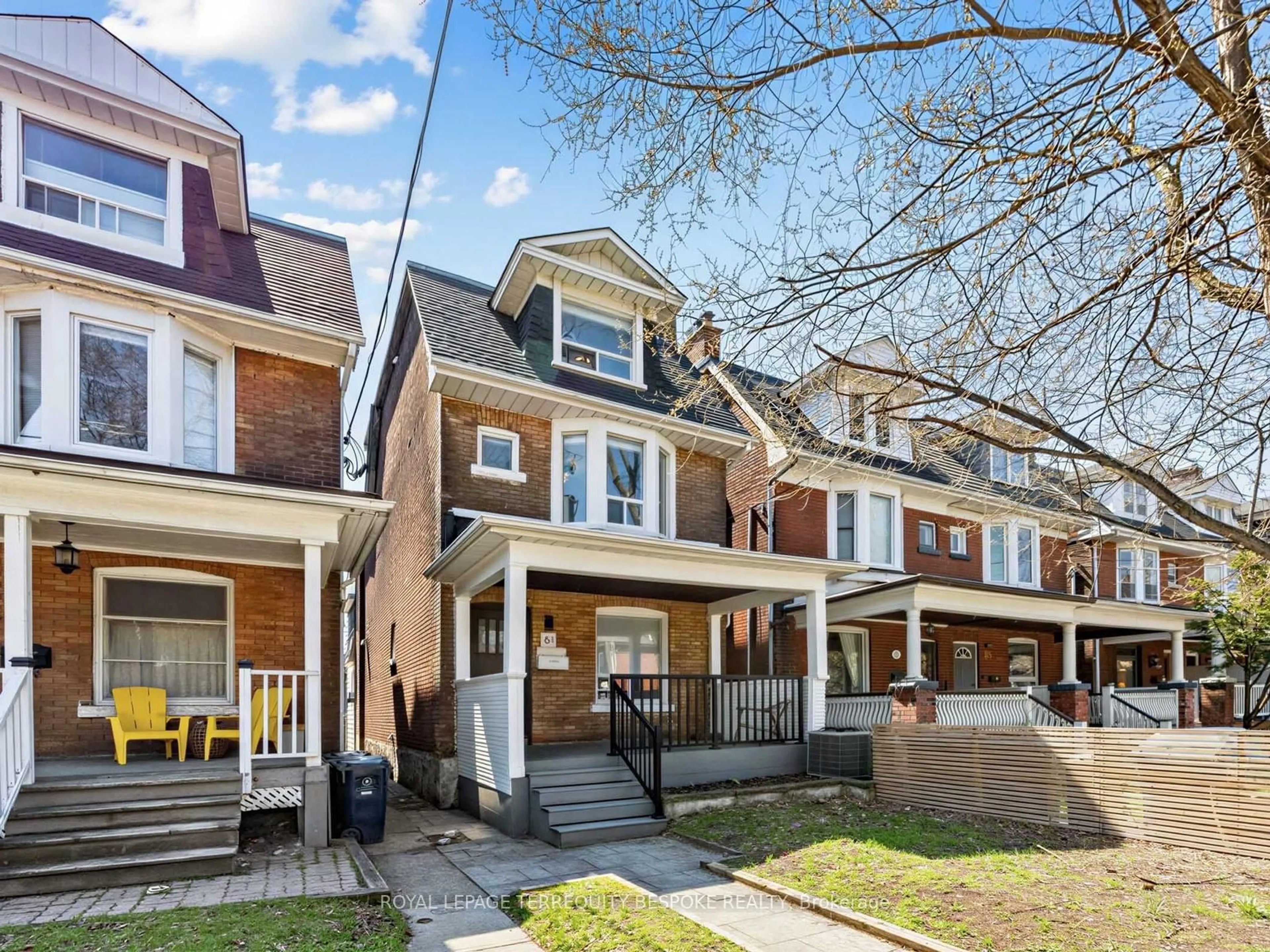 Home with brick exterior material, street for 61 Chelsea Ave, Toronto Ontario M6P 1B9