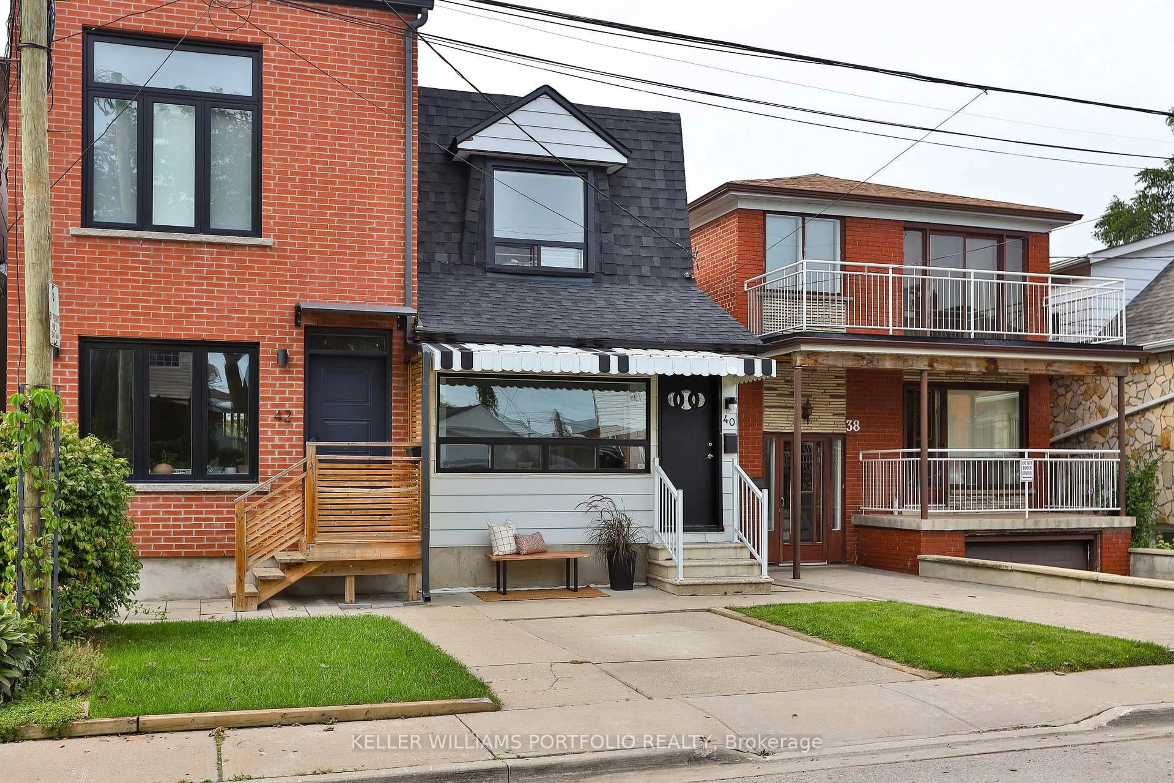 Home with brick exterior material, street for 40 Aileen Ave, Toronto Ontario M6M 1E6