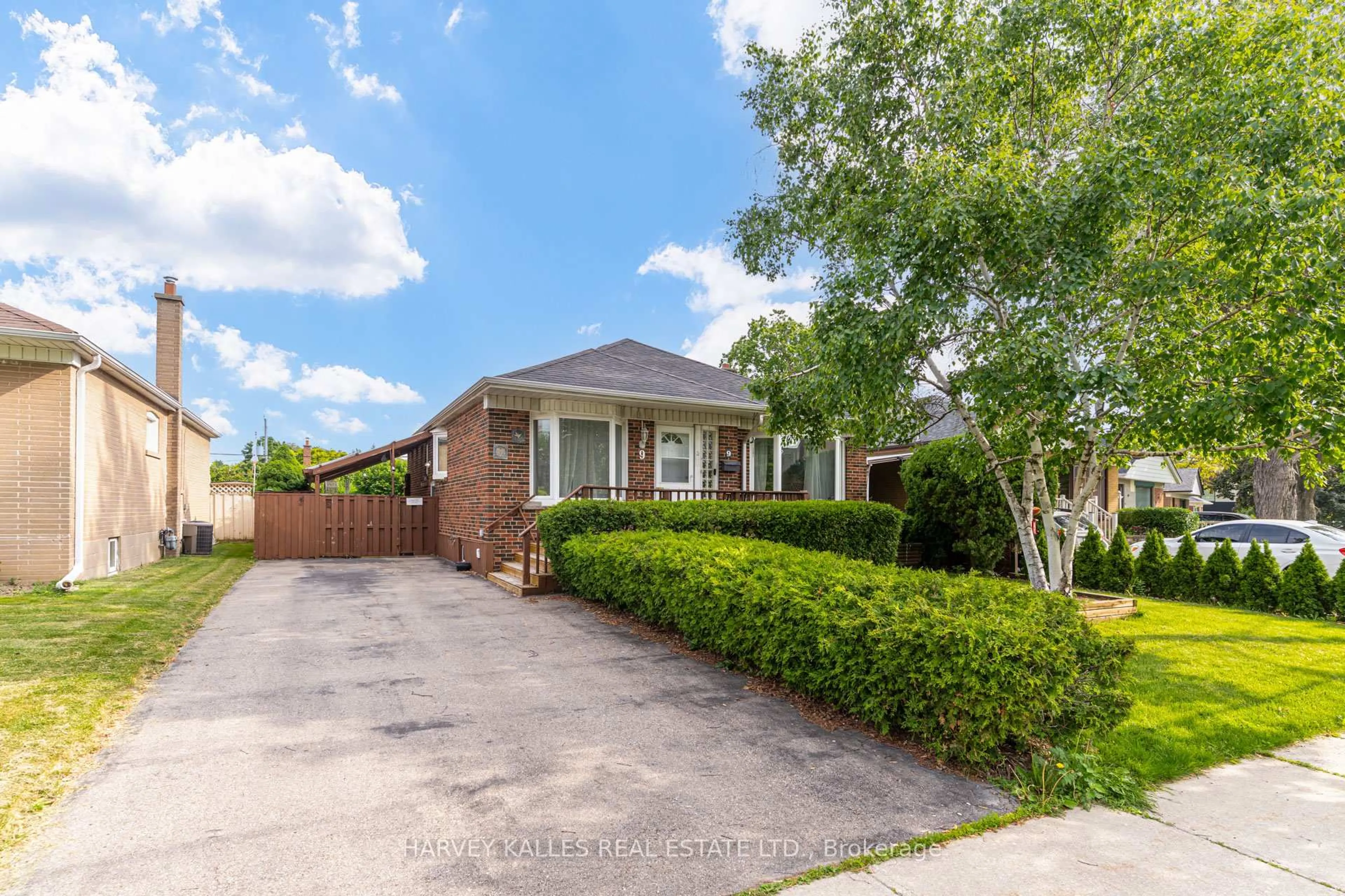 Home with brick exterior material, street for 9 Sealcove Dr, Toronto Ontario M9C 2C3